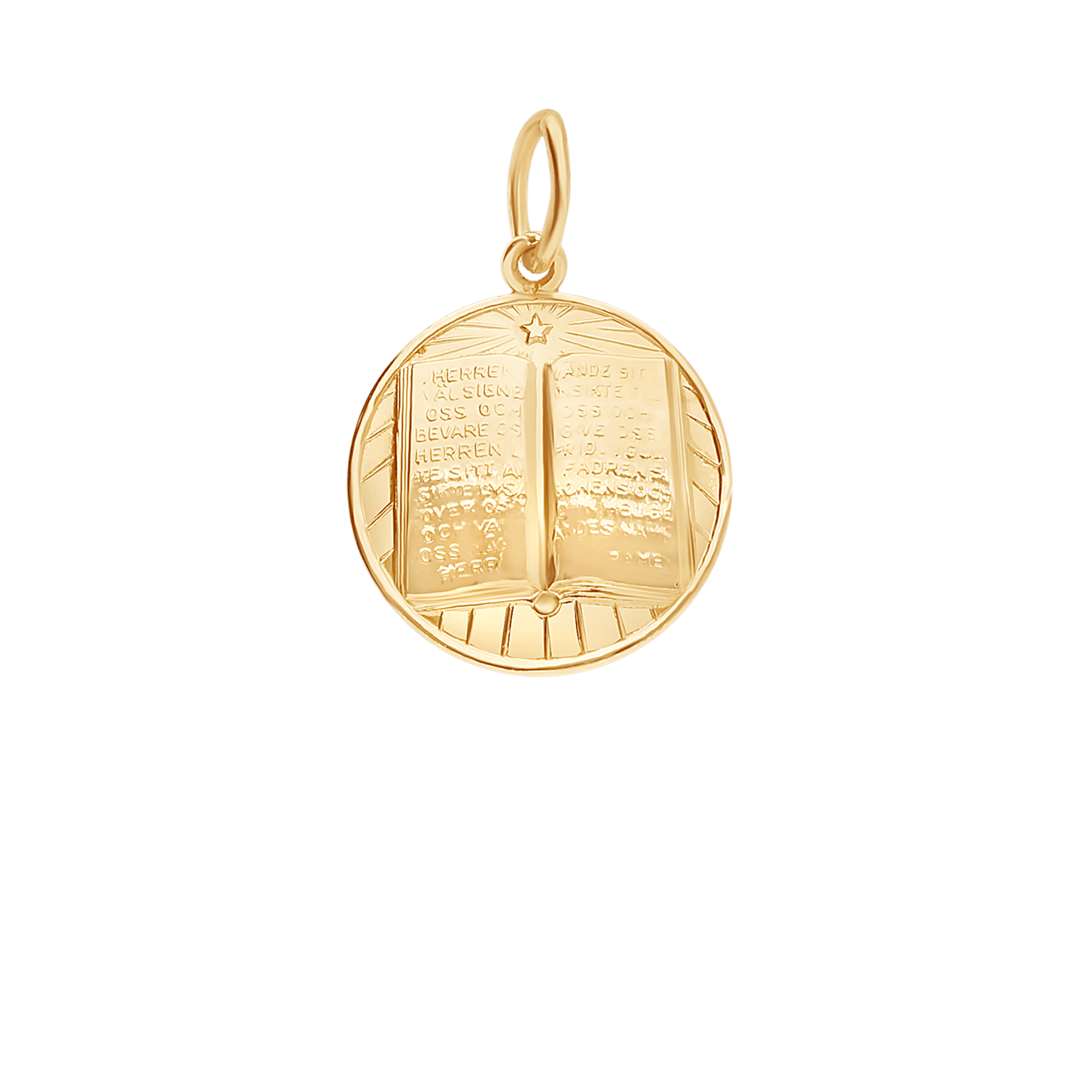 Hängsmycke helig skrift 0,68g 18K guld