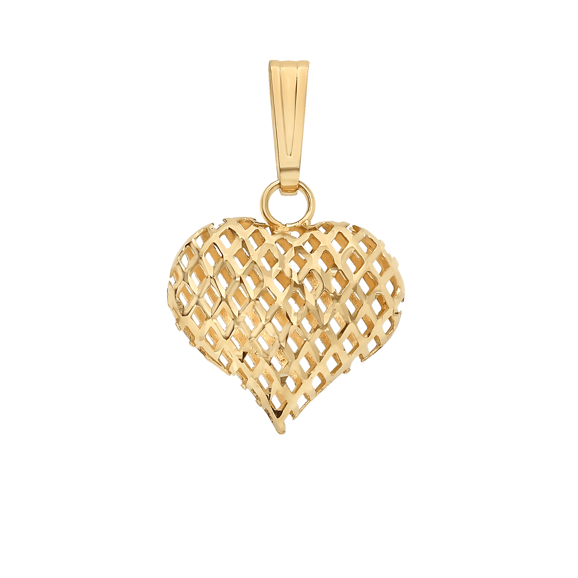 Heart pendant 0.85g 18K gold