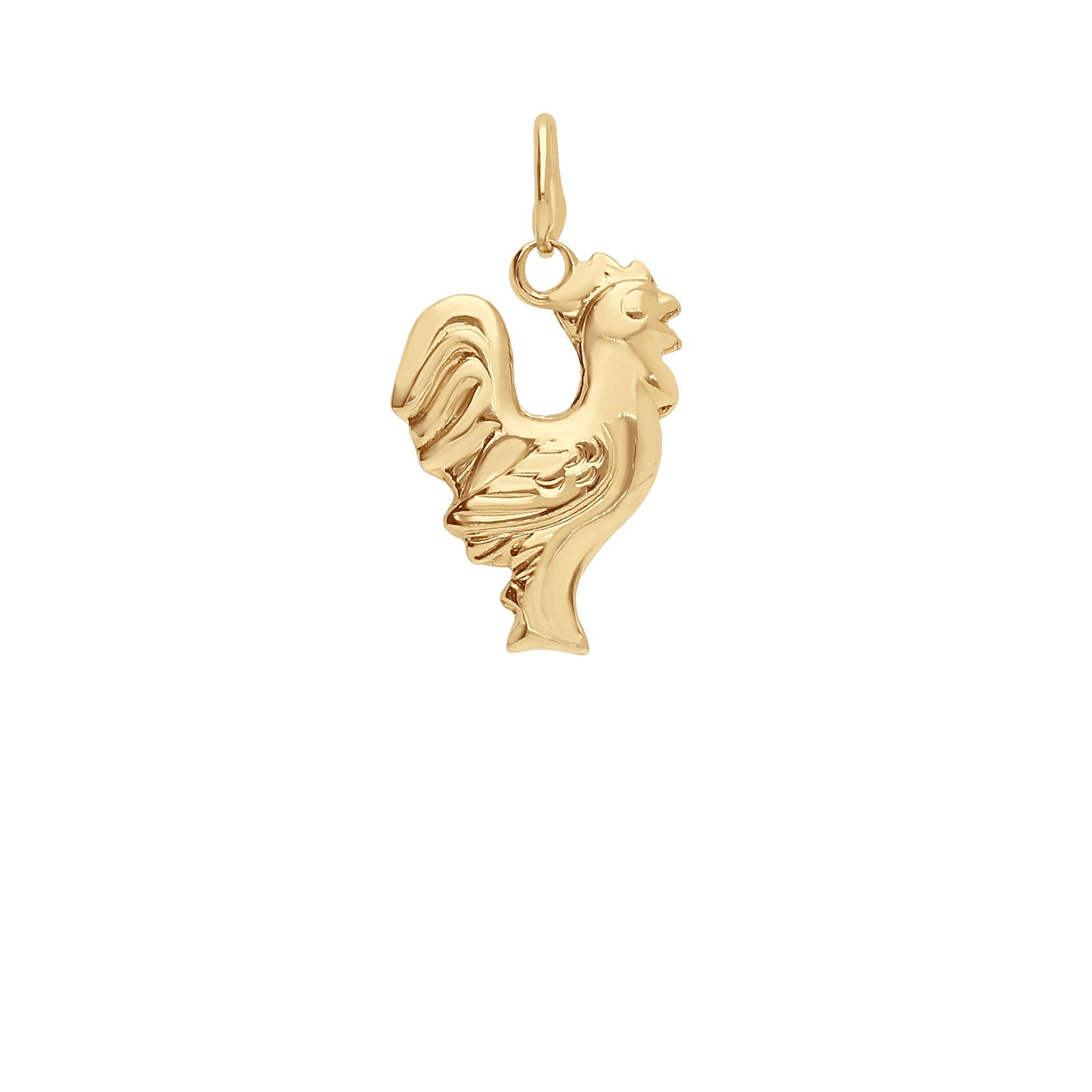Rooster pendant 0.51g 18K gold