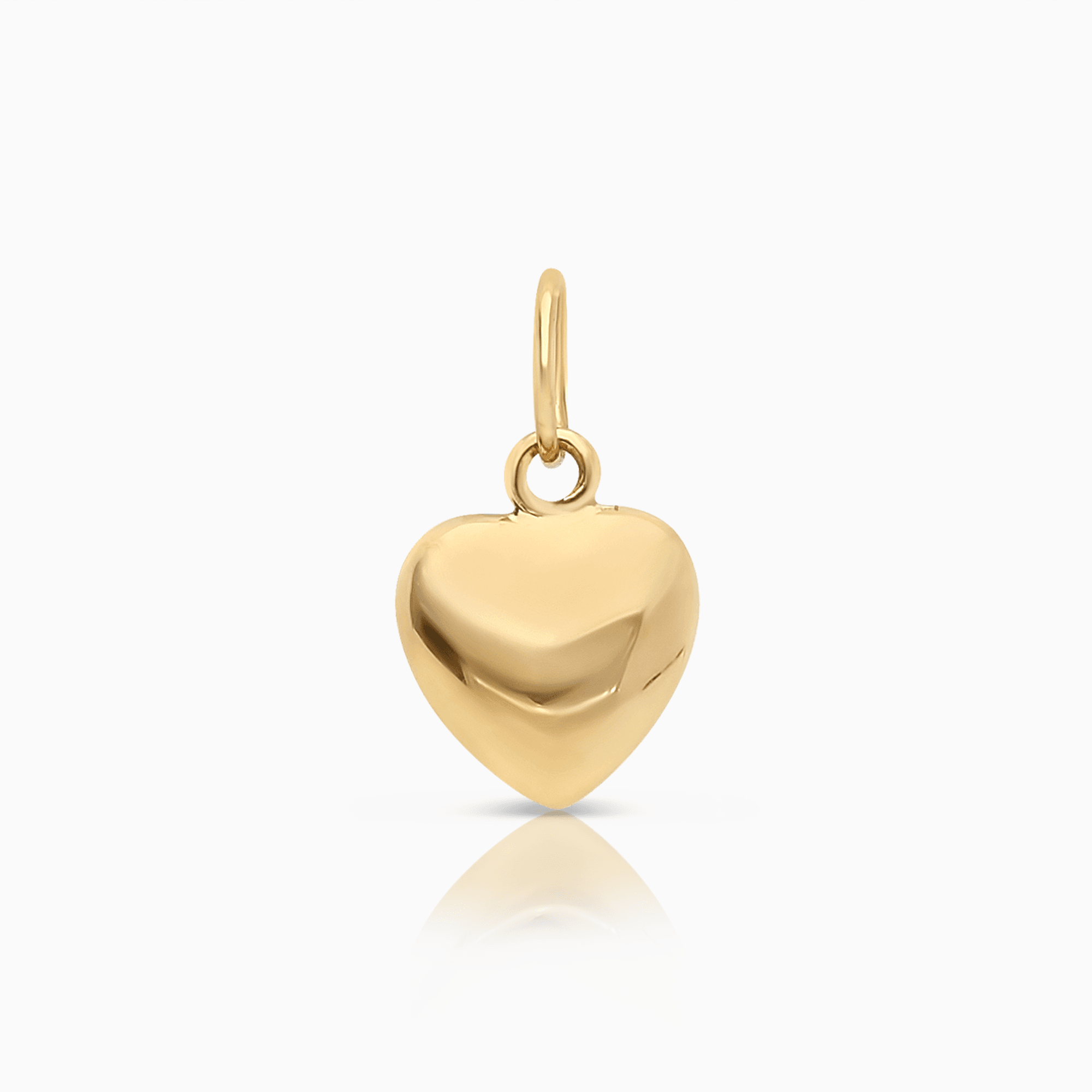 Heart pendant 0.21g 18K gold