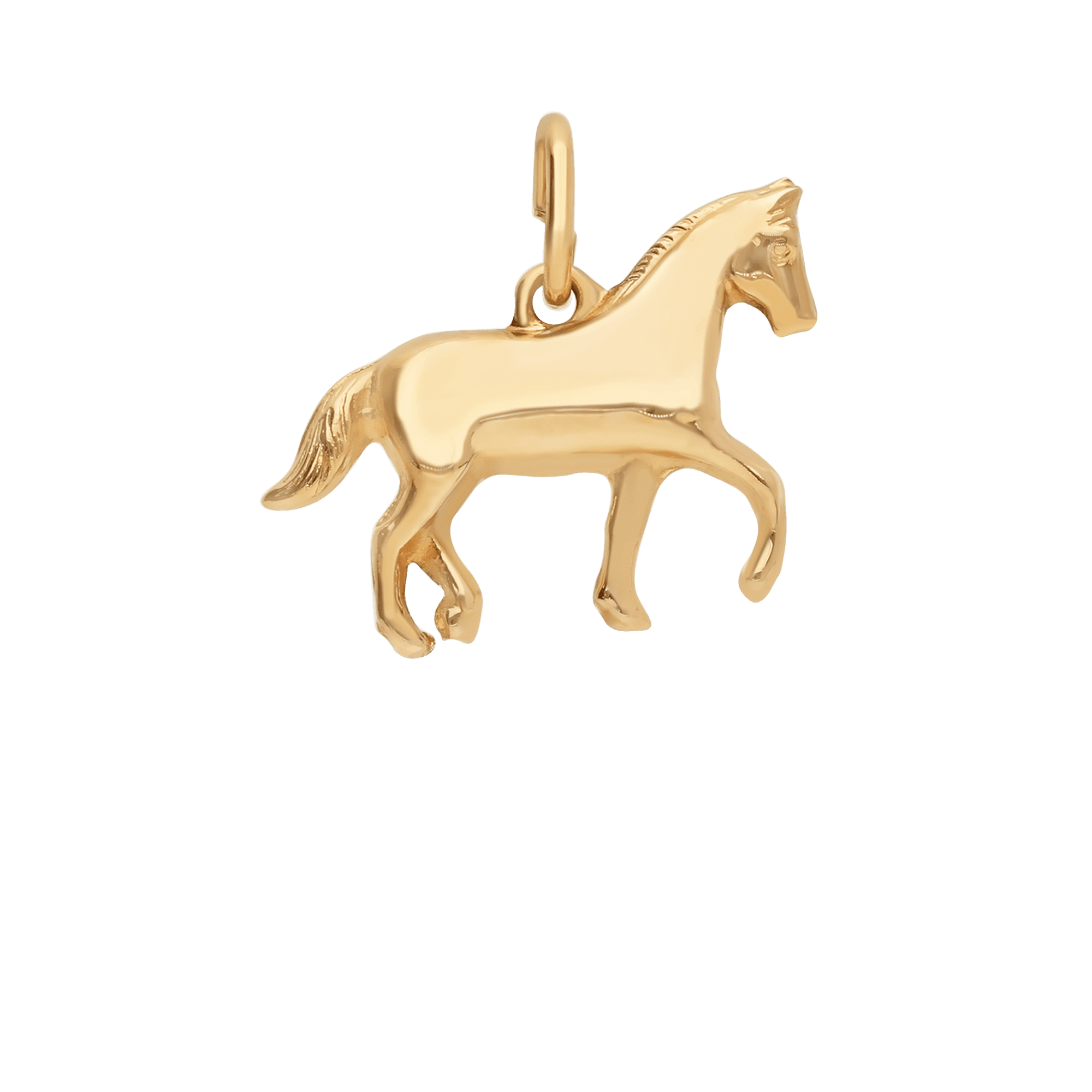 Horse pendant 1.40g 18K gold