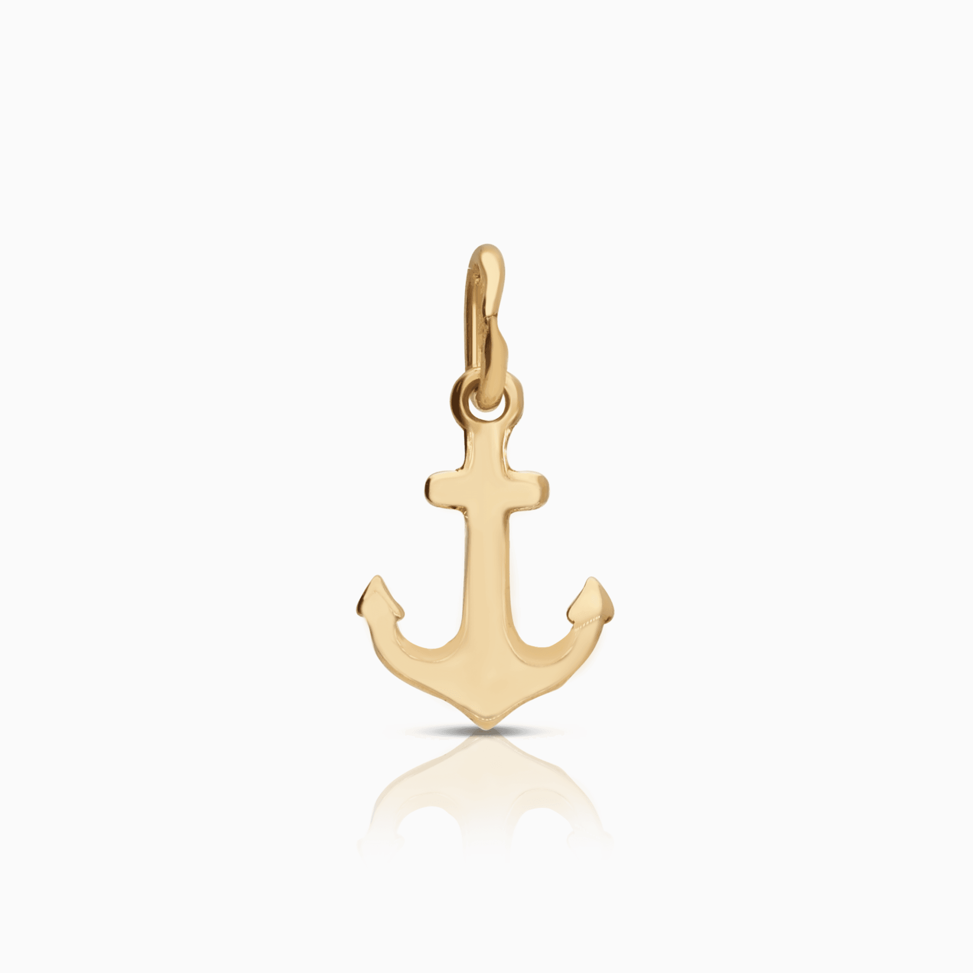 Anchor pendant 0.43g 18K gold