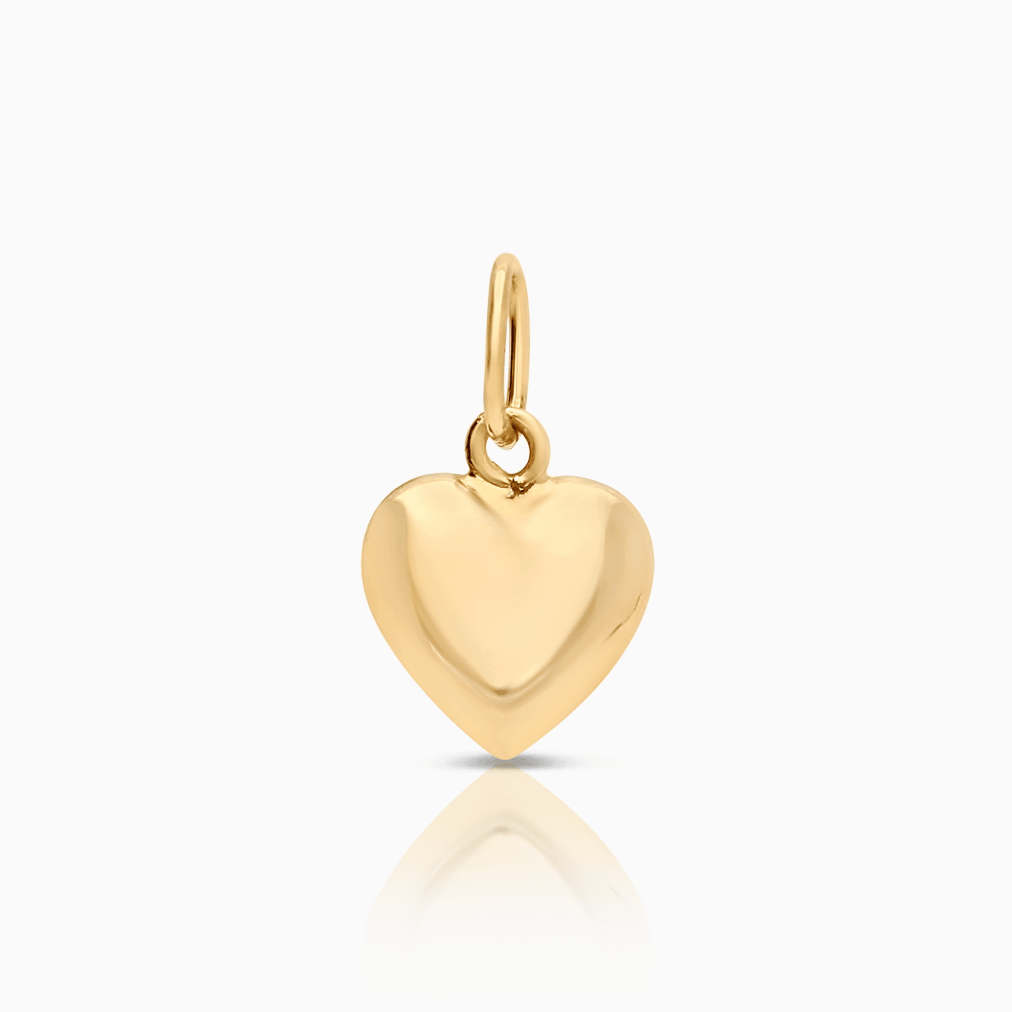 Heart pendant 0.19g 18K gold