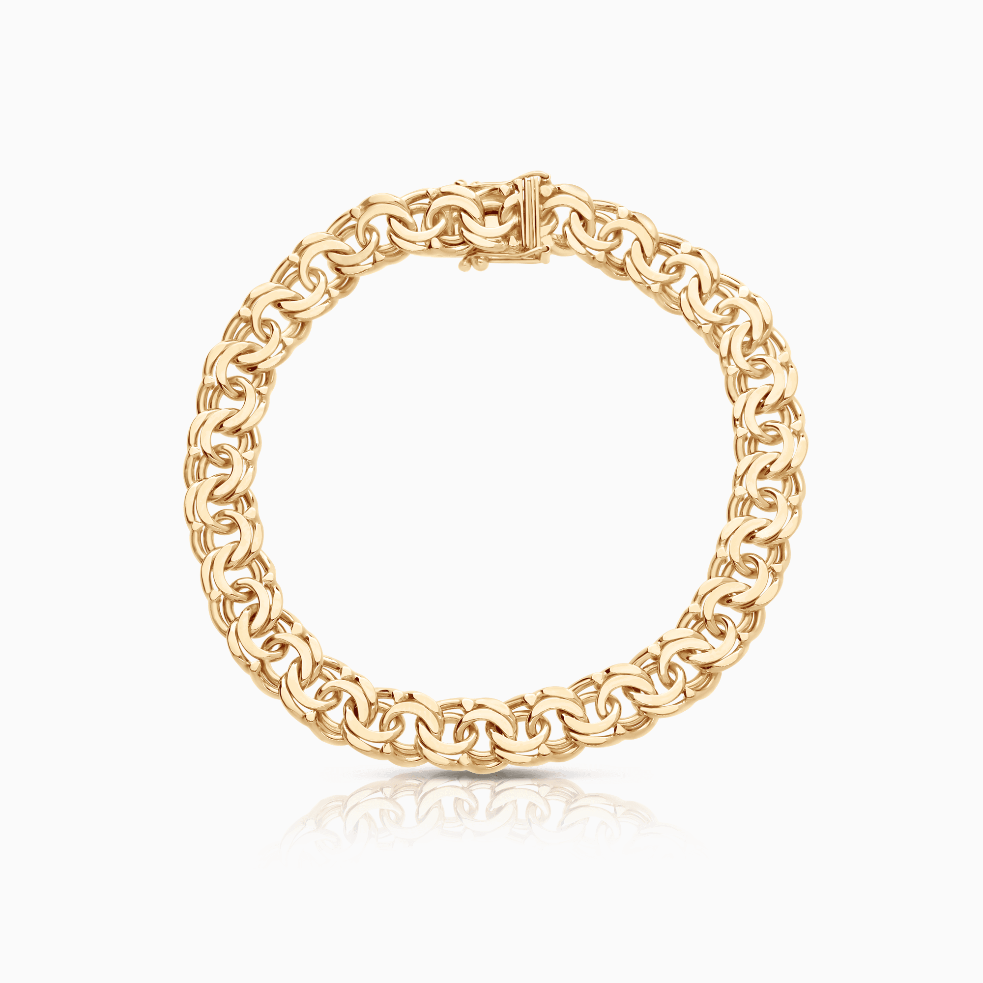 Bismarck bracelet 28.40g 18K gold