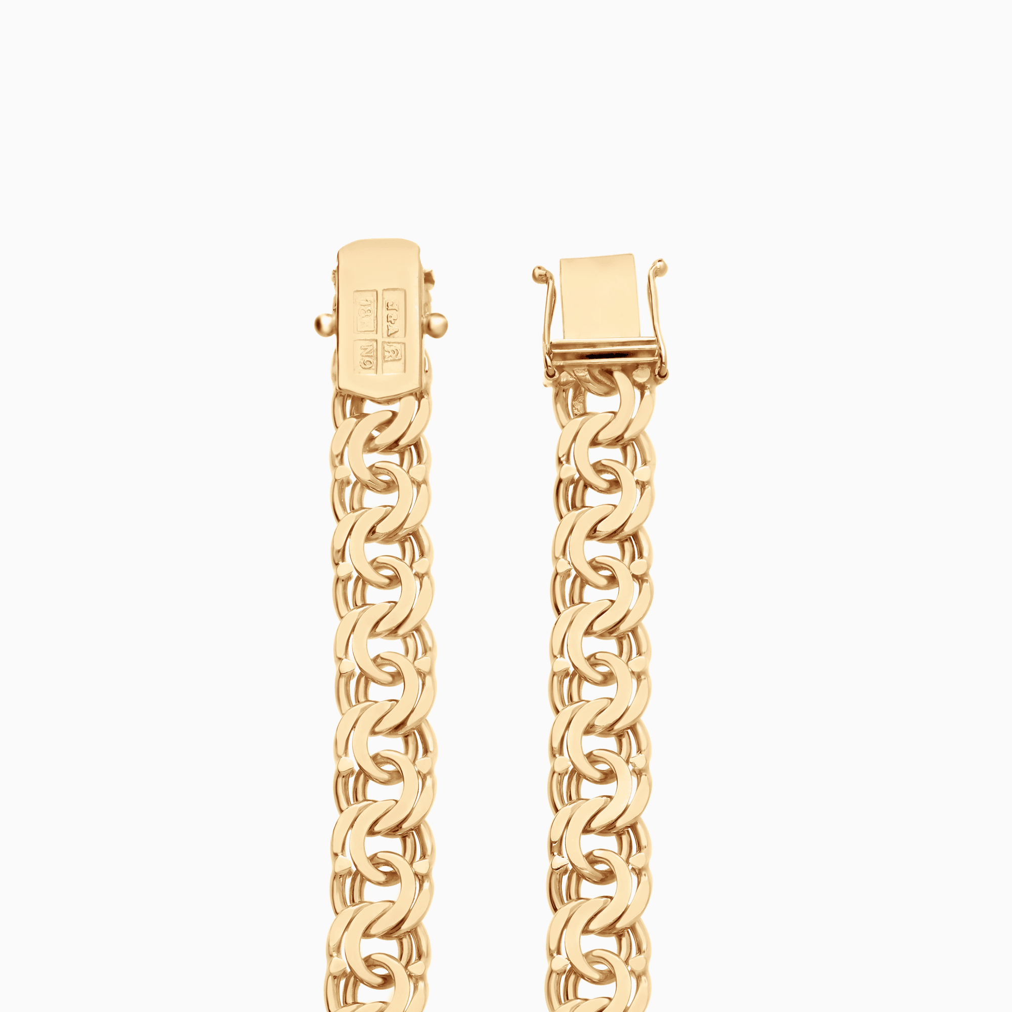 Bismarck bracelet 28.40g 18K gold