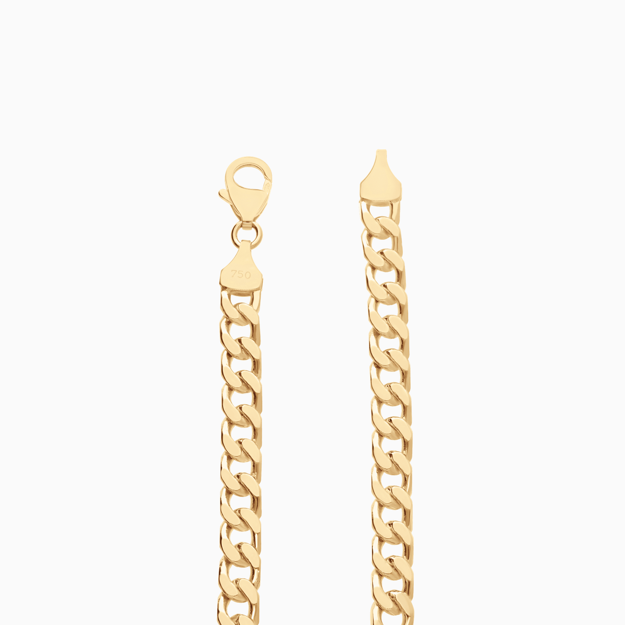 Curb bracelet 23.54g 18K gold