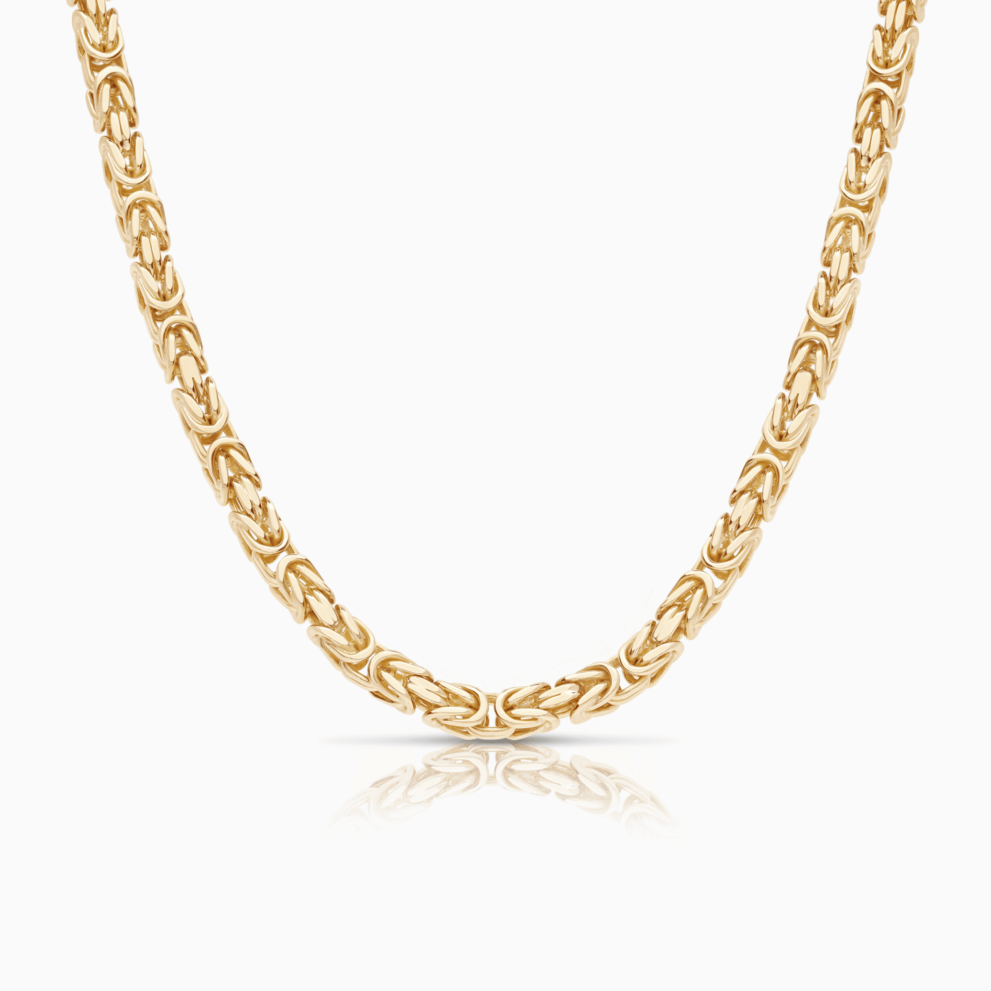 Byzantine chain 100.98g 18K gold