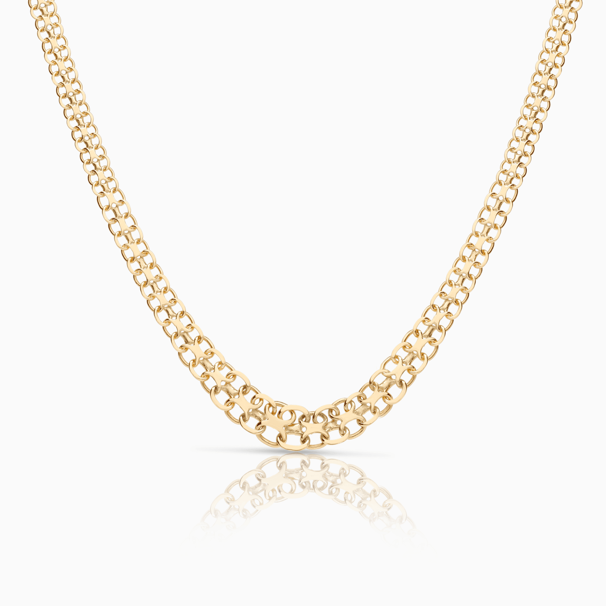 X-link necklace 15.70g 18K gold