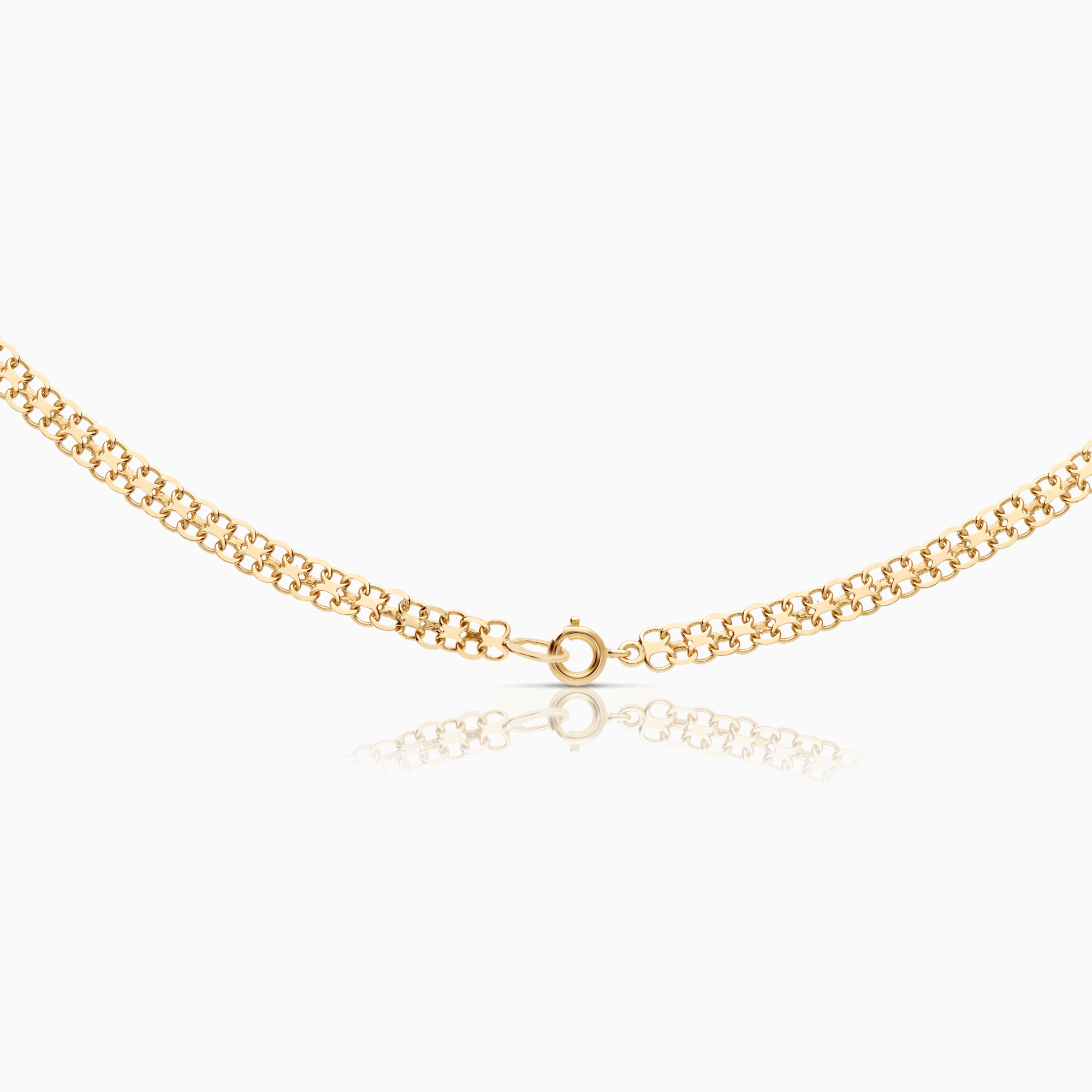X-link necklace 12.90g 18K gold
