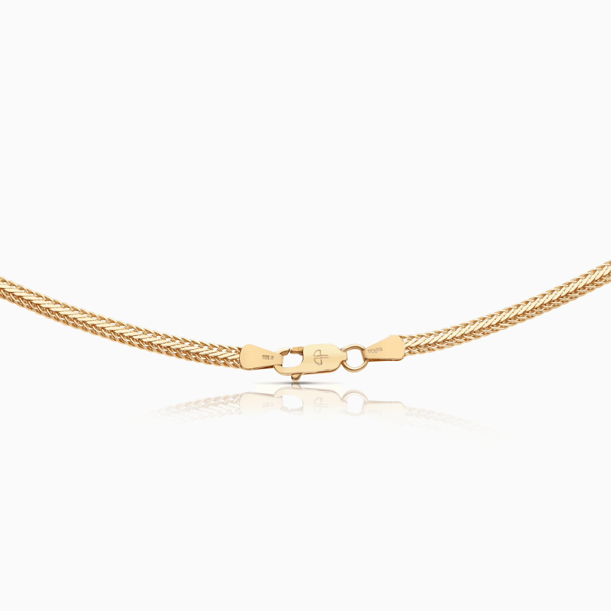 Fox tail necklace 11.65g 18K gold