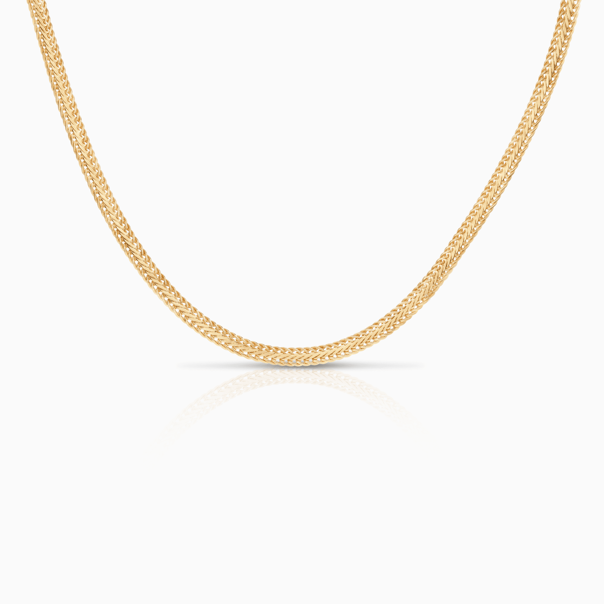 Fox tail necklace 11.65g 18K gold