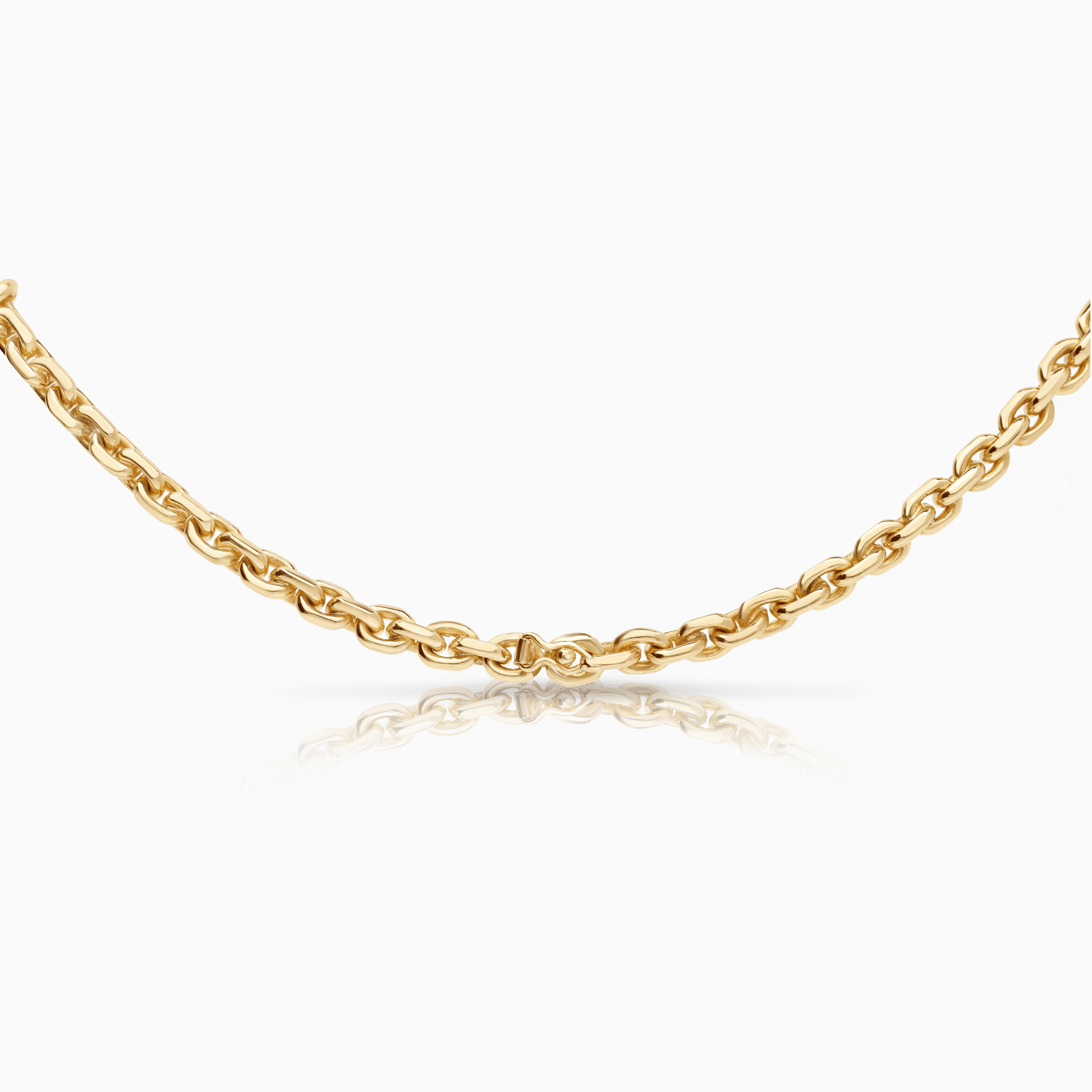 Cable link 69.76g 18K gold