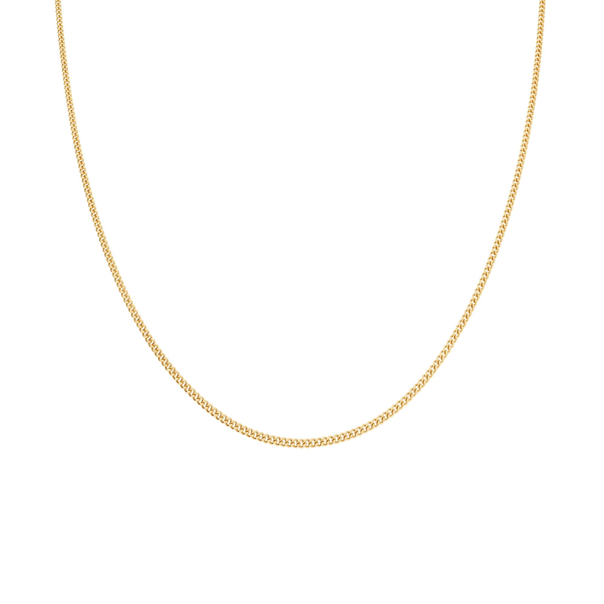 Pansarkedja 50cm 18K guld