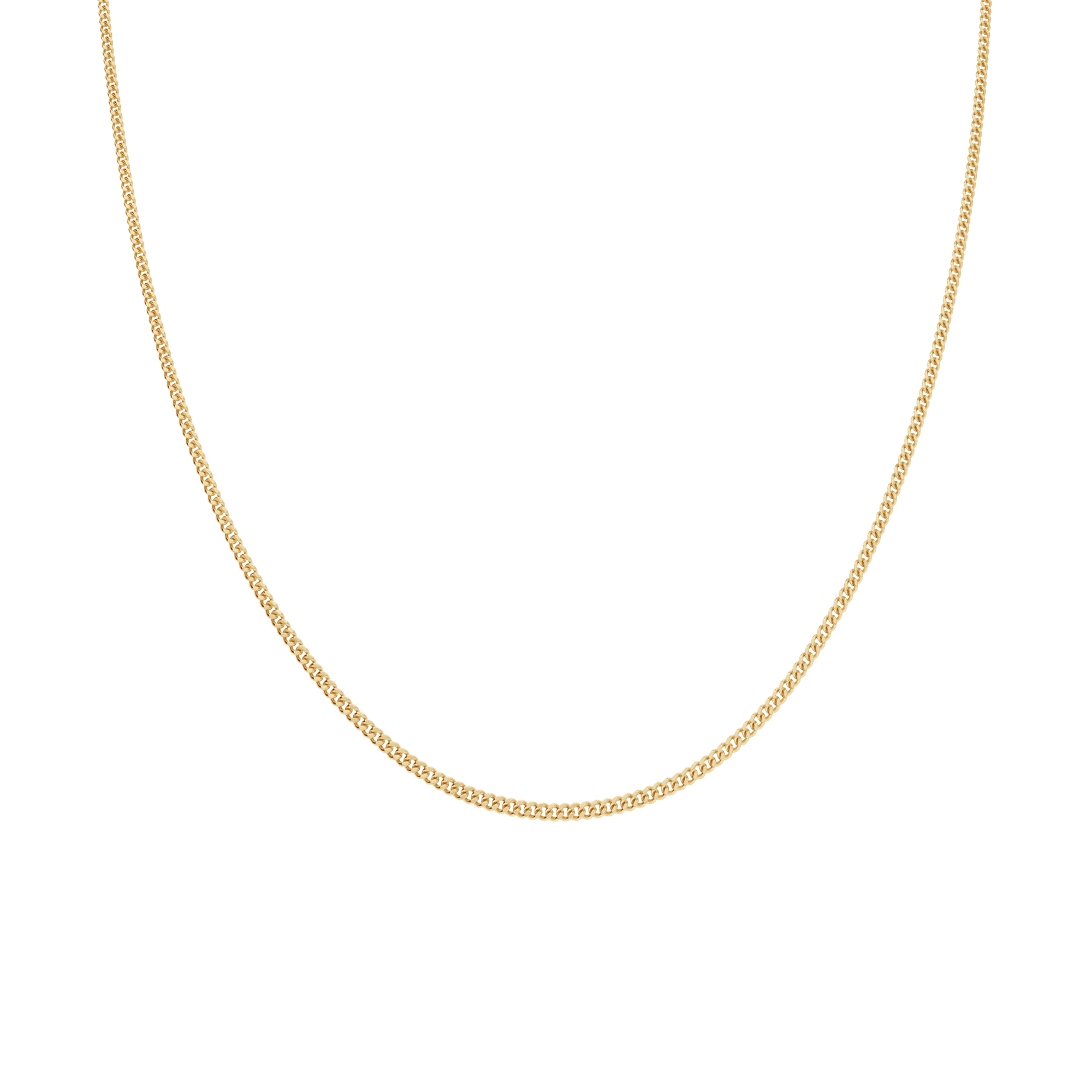 Curb chain 70cm 18K gold