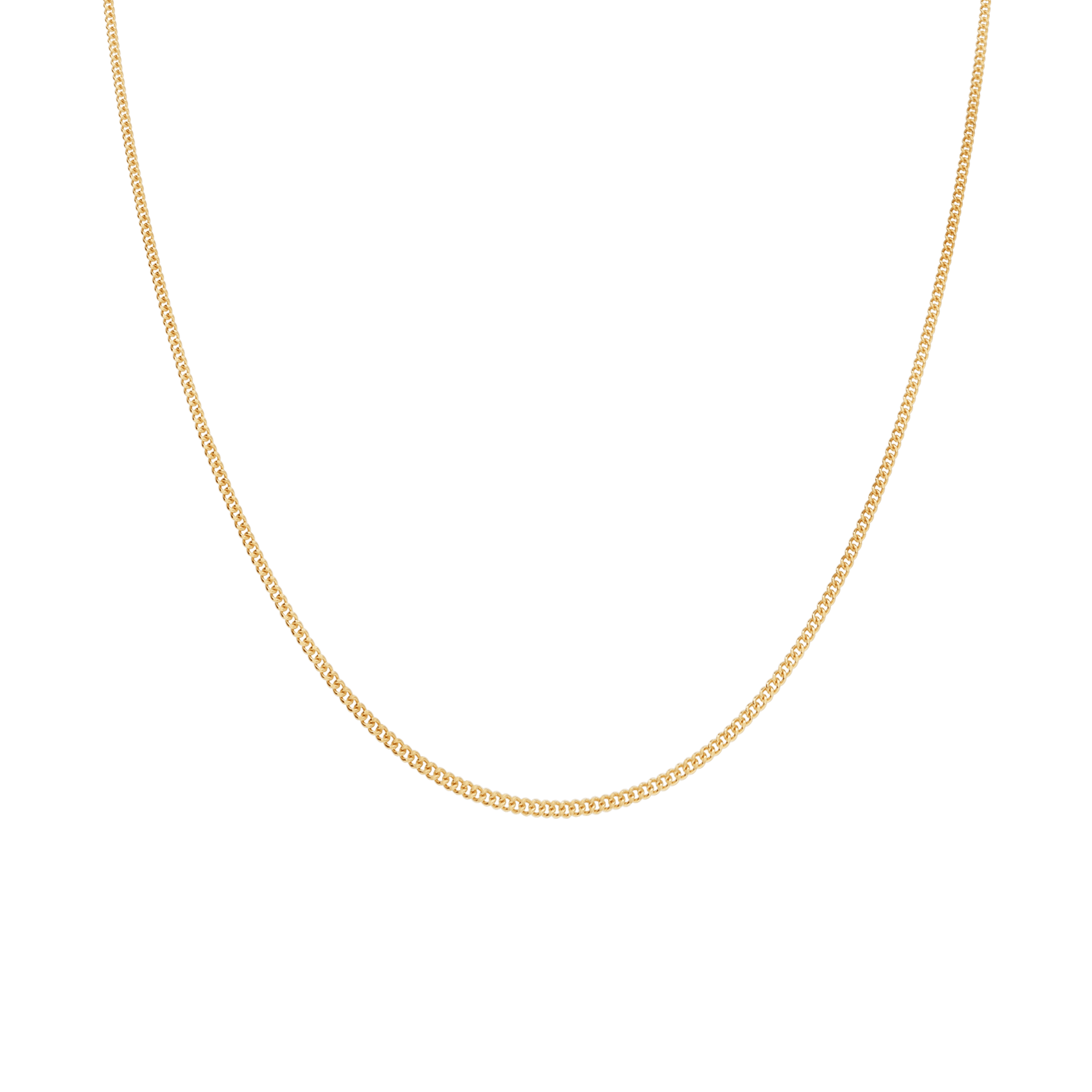 Curb chain 50.5cm 18K gold
