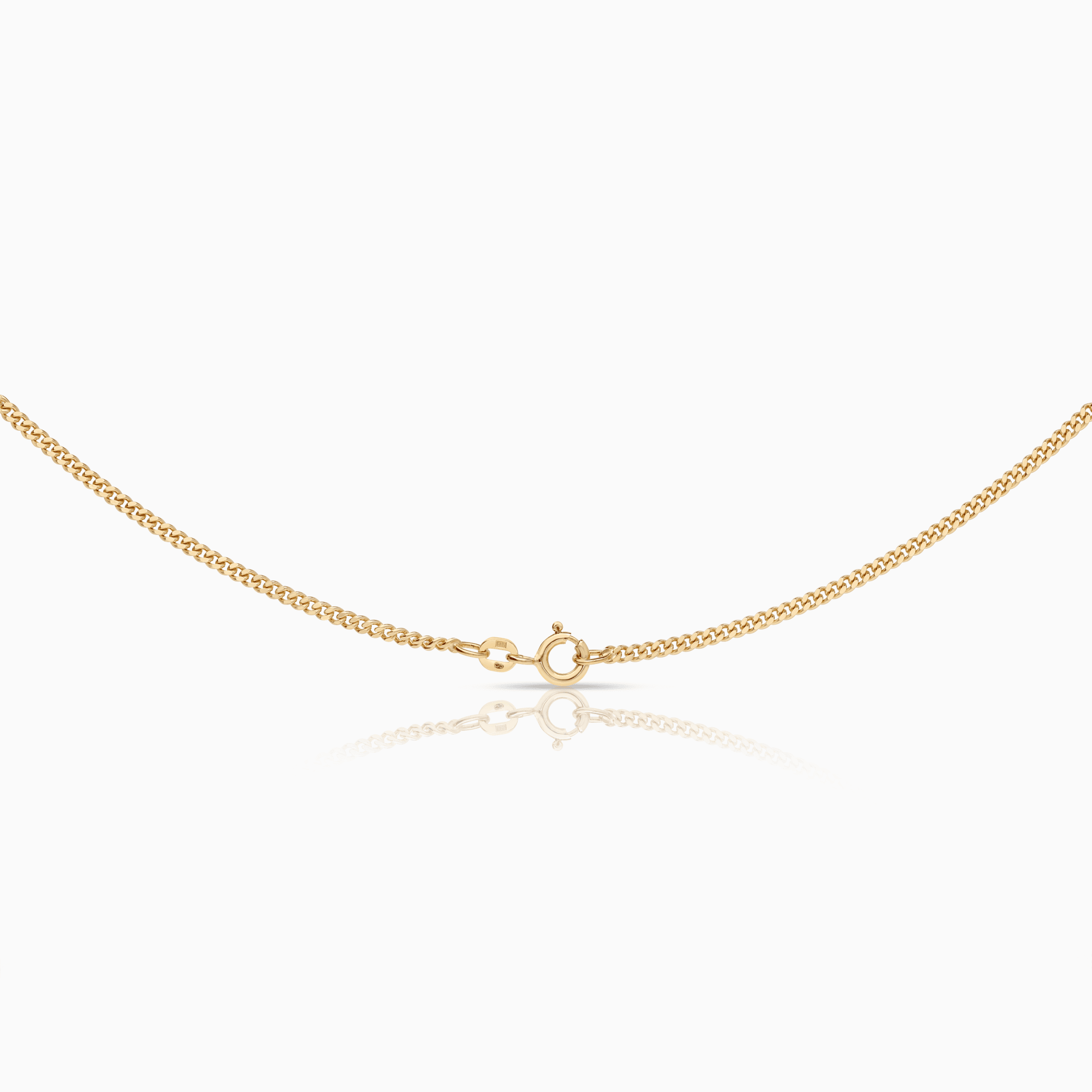 Pansarlänk 60cm 18K guld