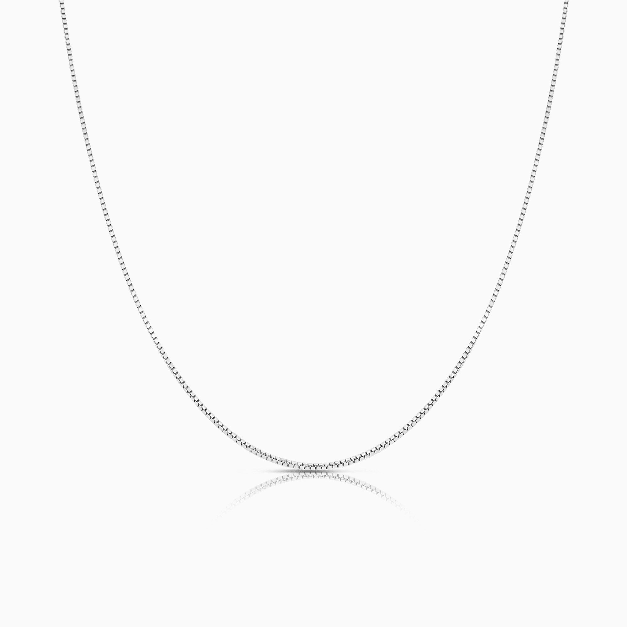Veneziakedja 40cm 18K vitguld