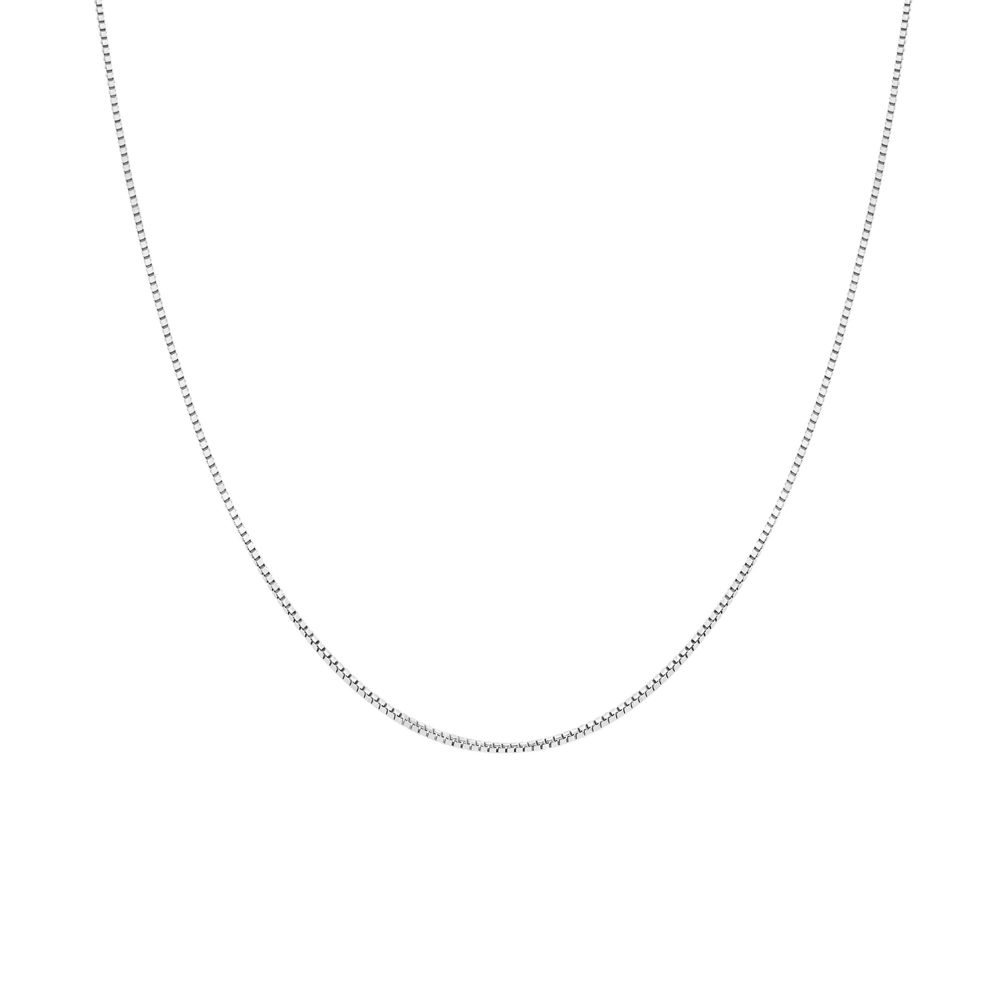 Veneziakedja 40cm 18K vitguld