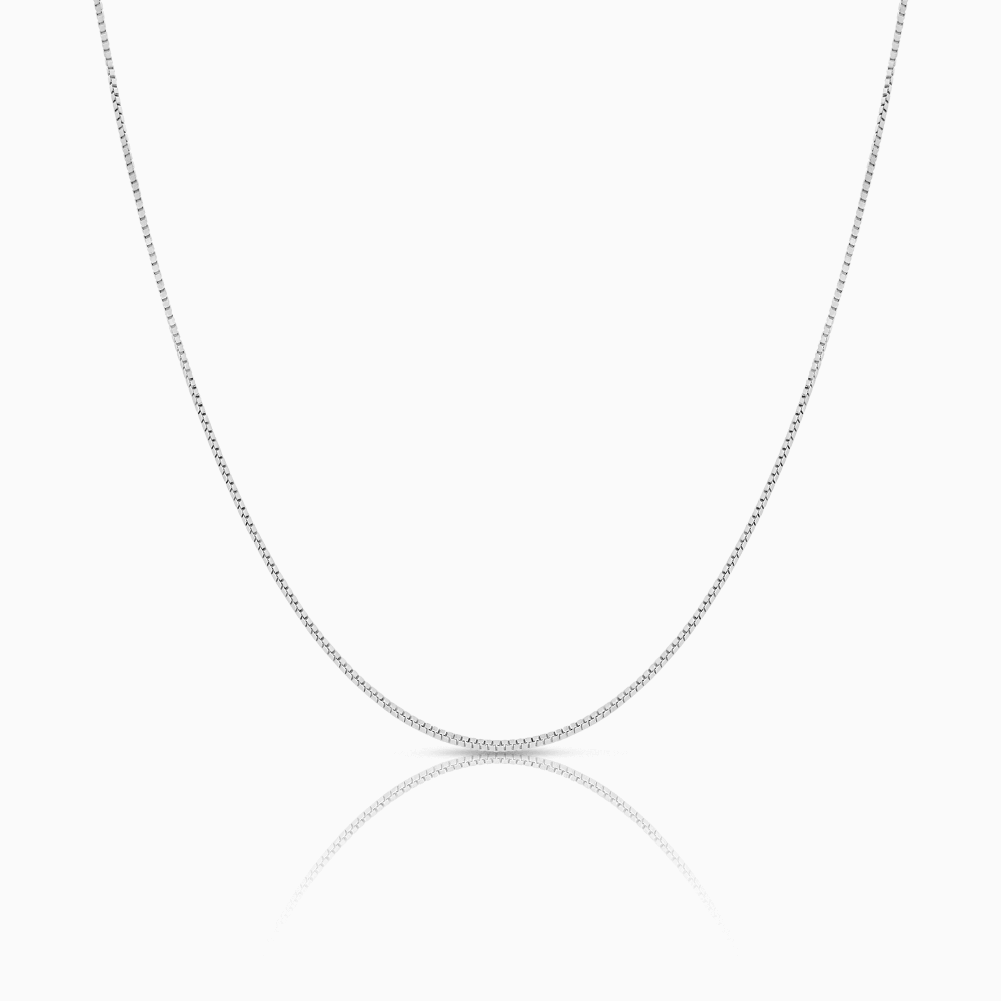 Veneziakedja 40cm 18K vitguld