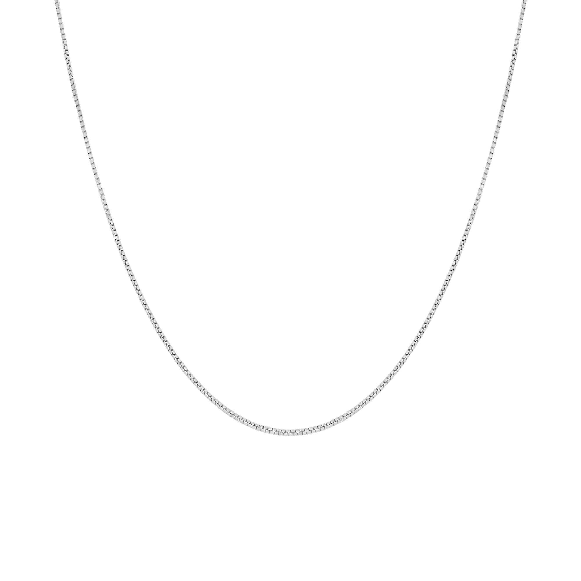Veneziakedja 40cm 18K vitguld
