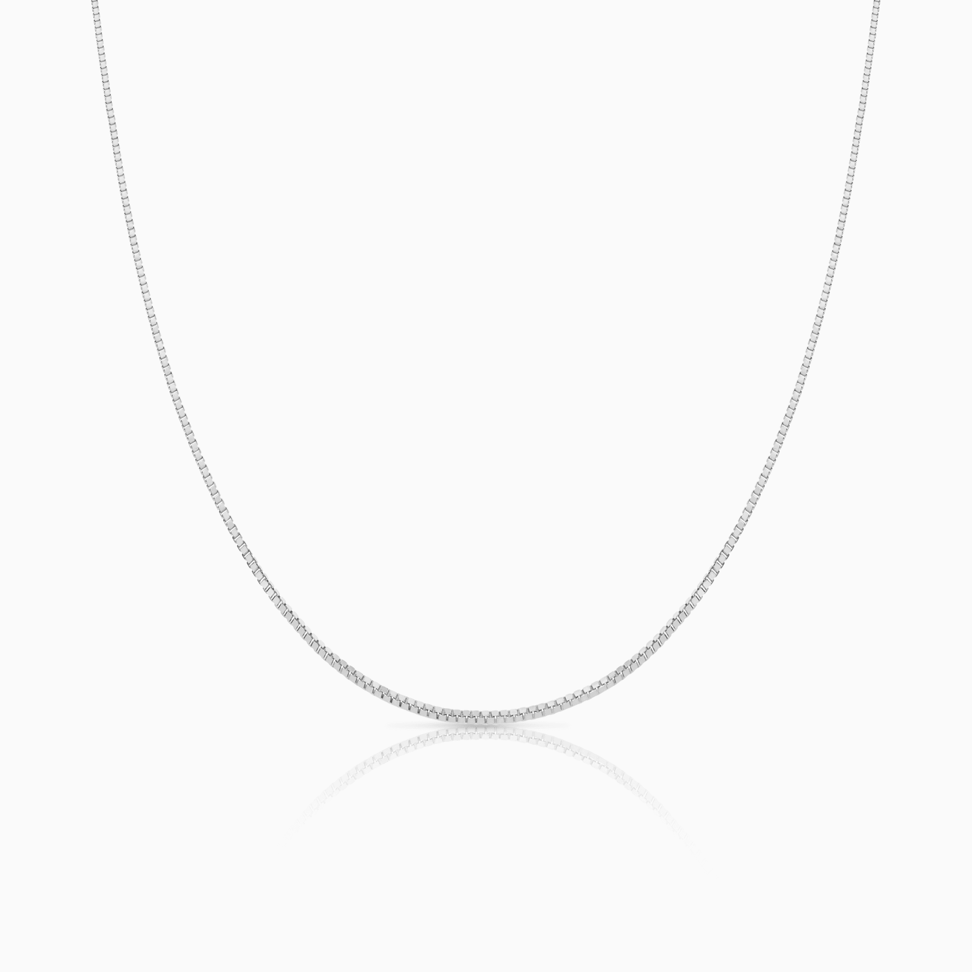 Veneziakedja 40cm 18K vitguld