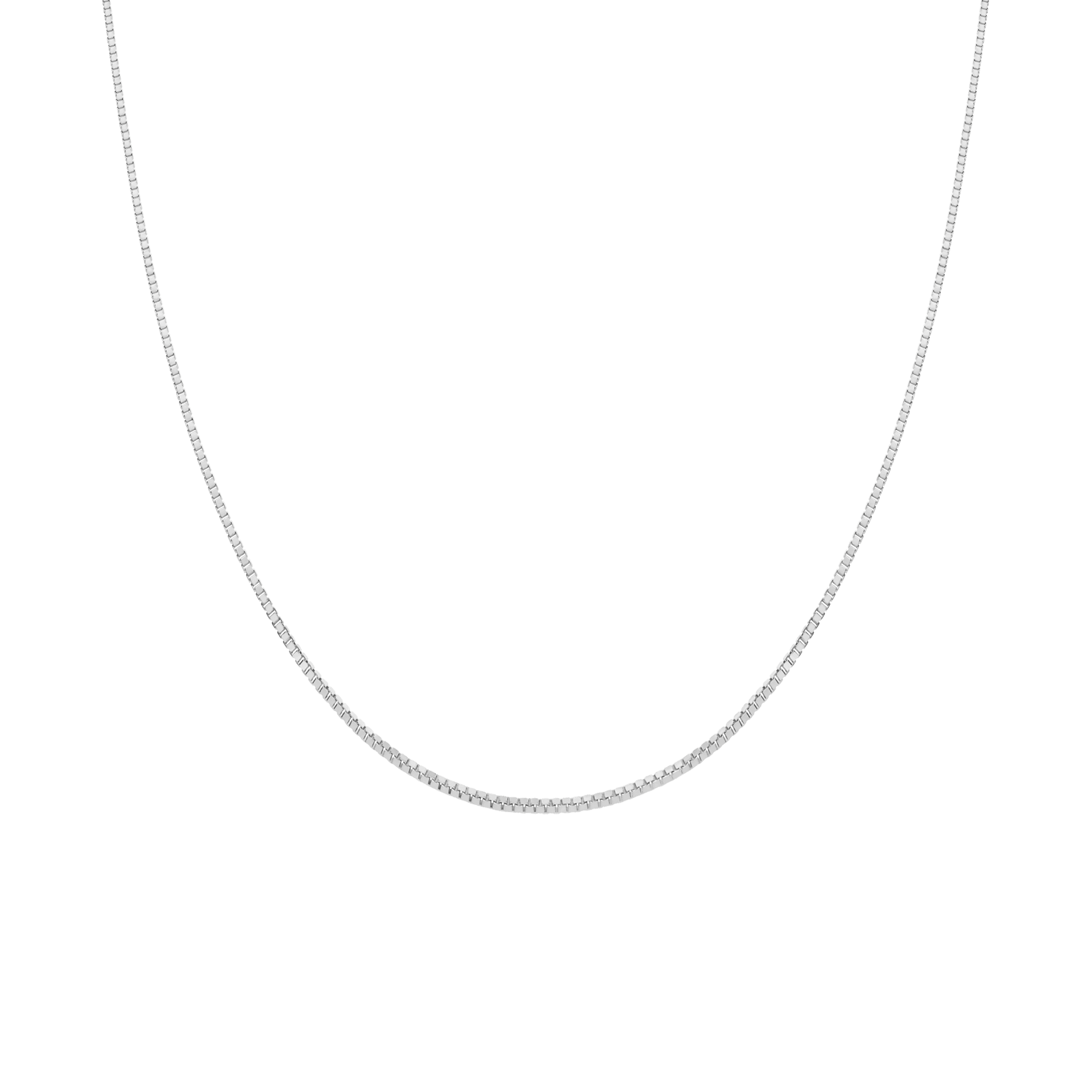 Veneziakedja 40cm 18K vitguld