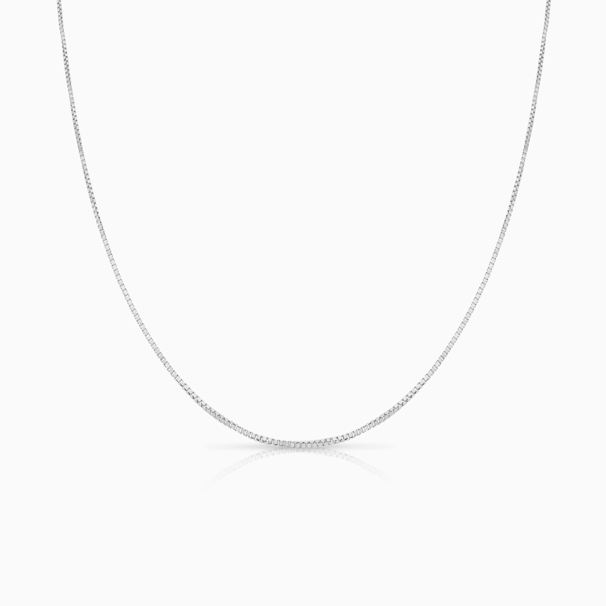 Veneziakedja 38,5cm 18K vitguld