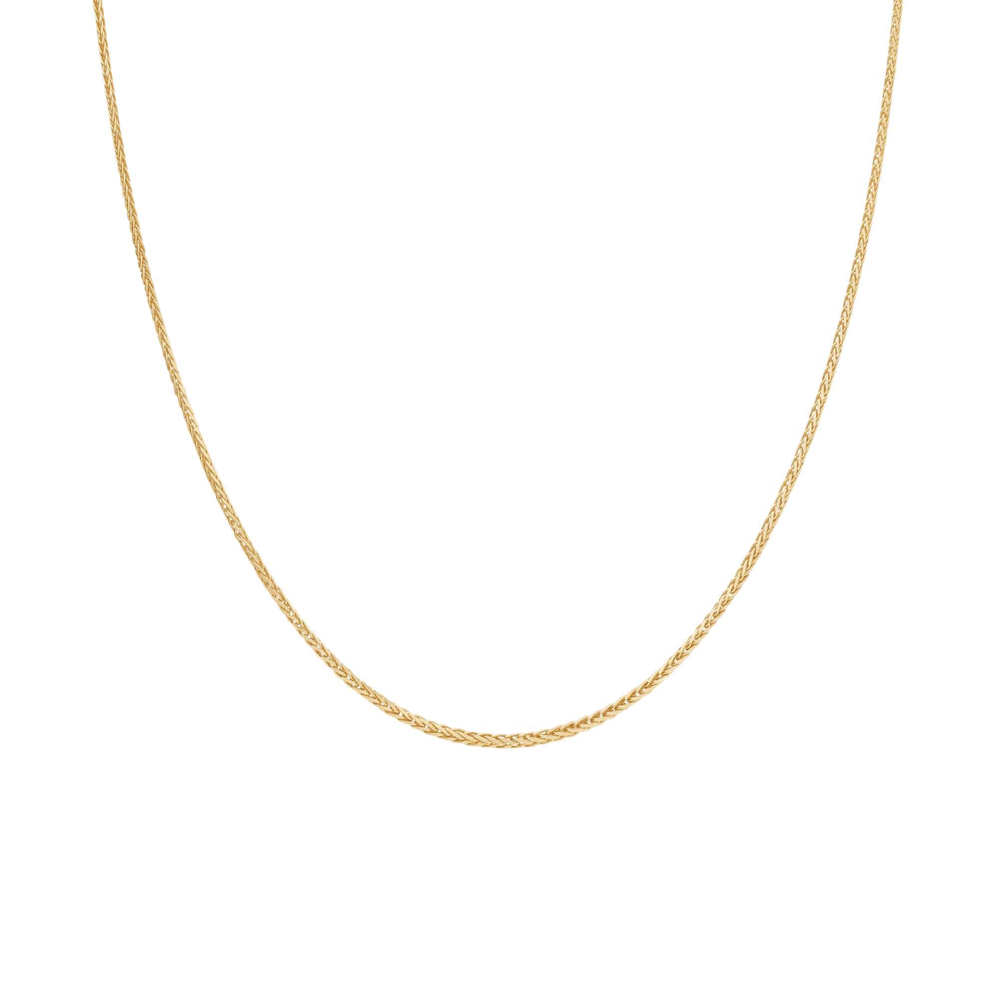 Square foxtail 60cm 18K gold