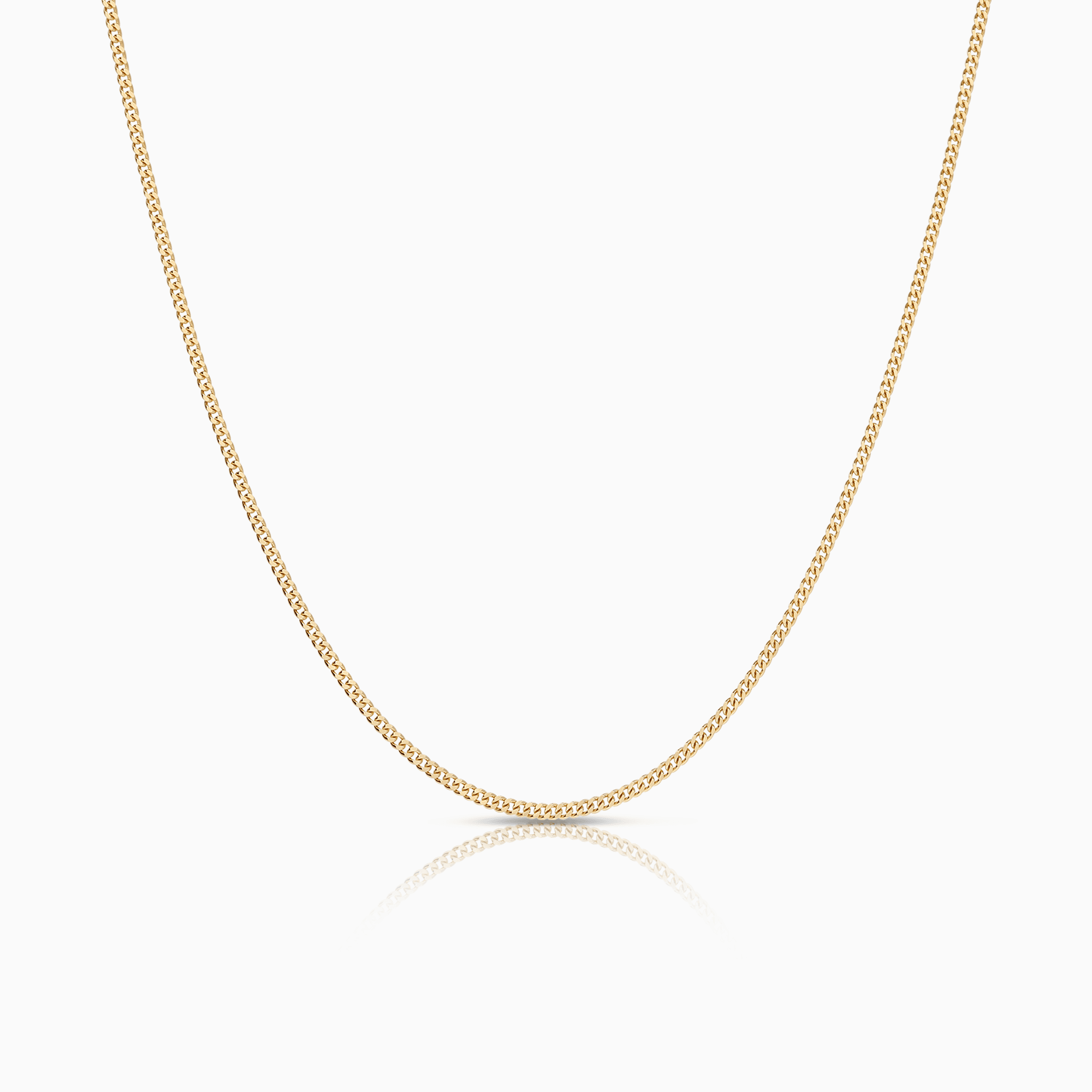 Curb chain 50.5cm 18K gold