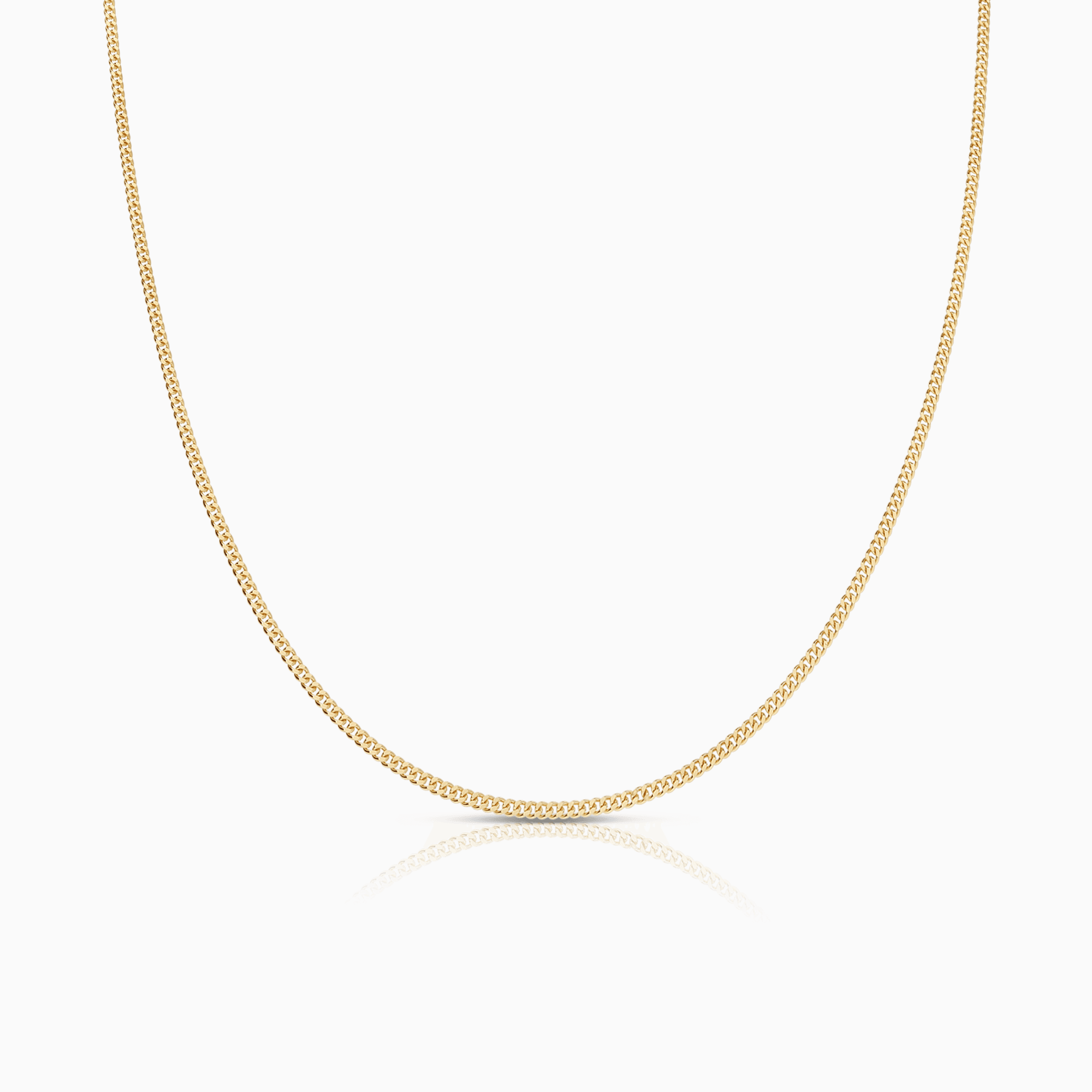 Pansarkedja 40cm 18K guld