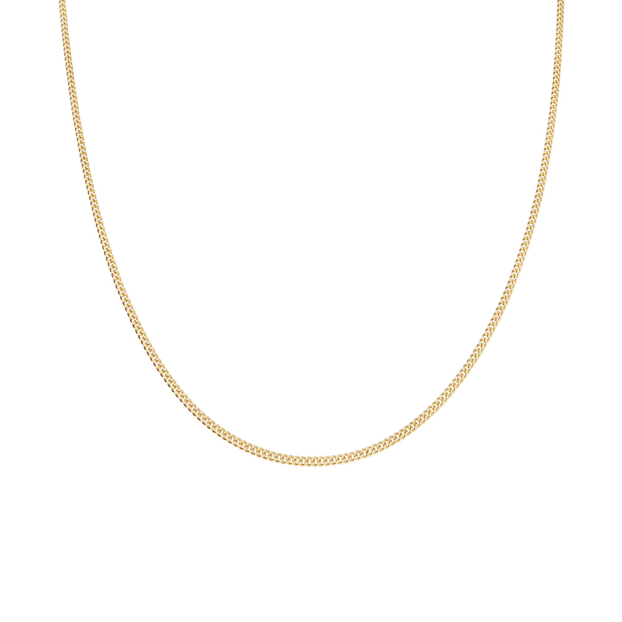Pansarkedja 40cm 18K guld