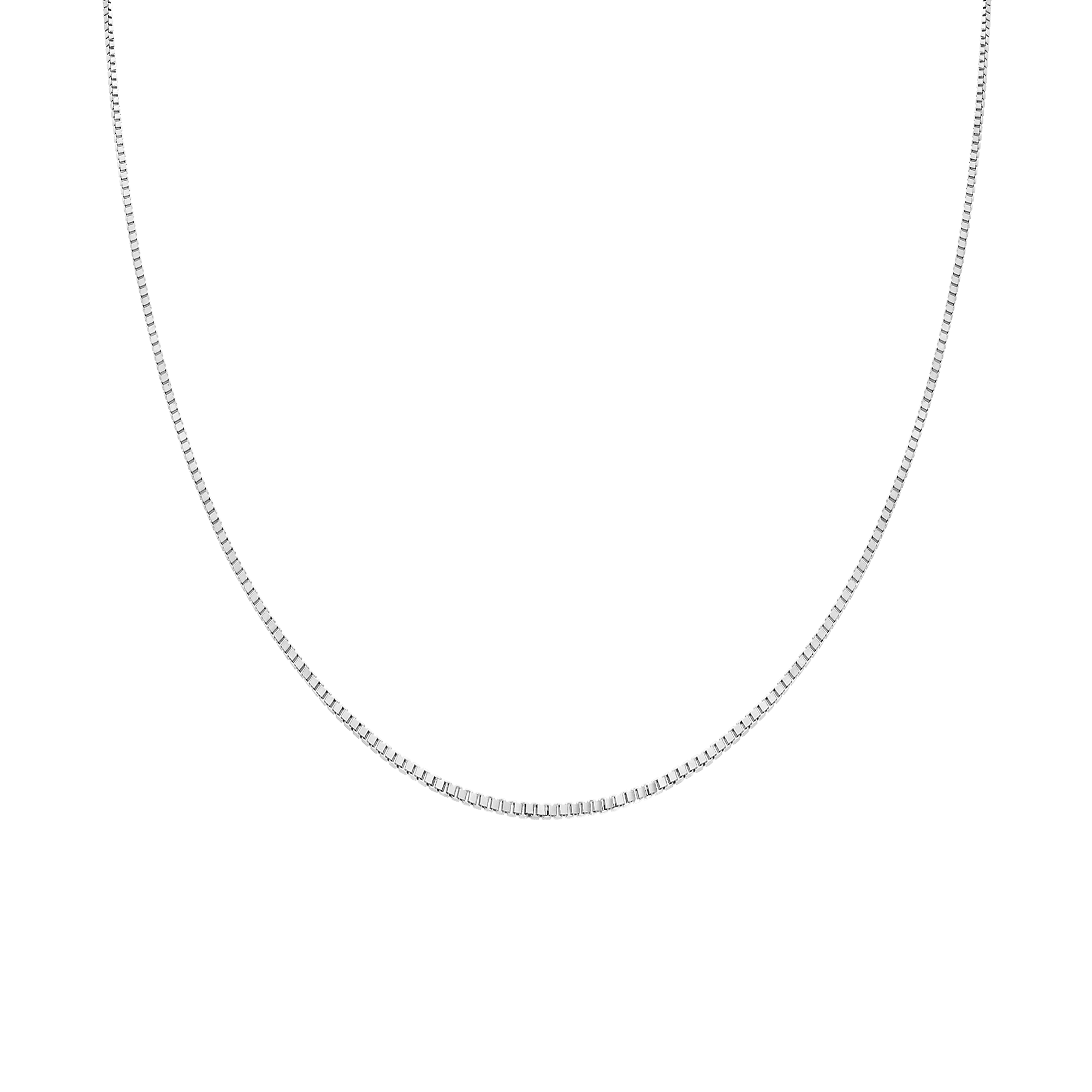 Veneziakedja 40cm 18K vitguld