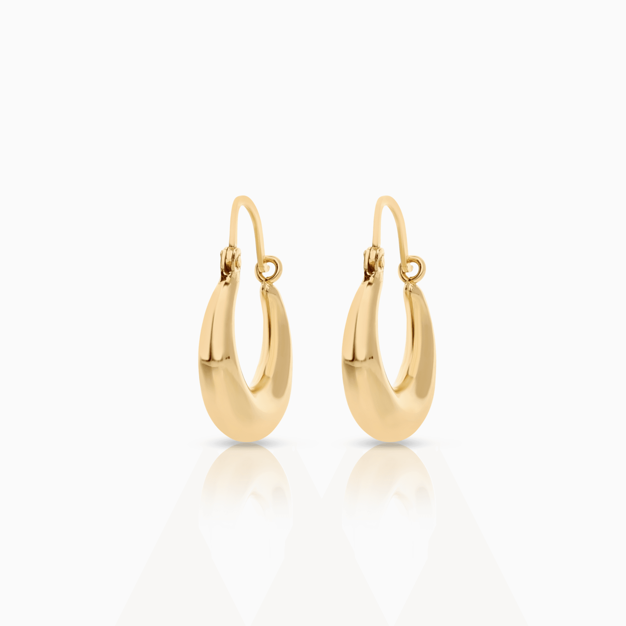 Gold Hoop Earrings 1.69g 18K Gold