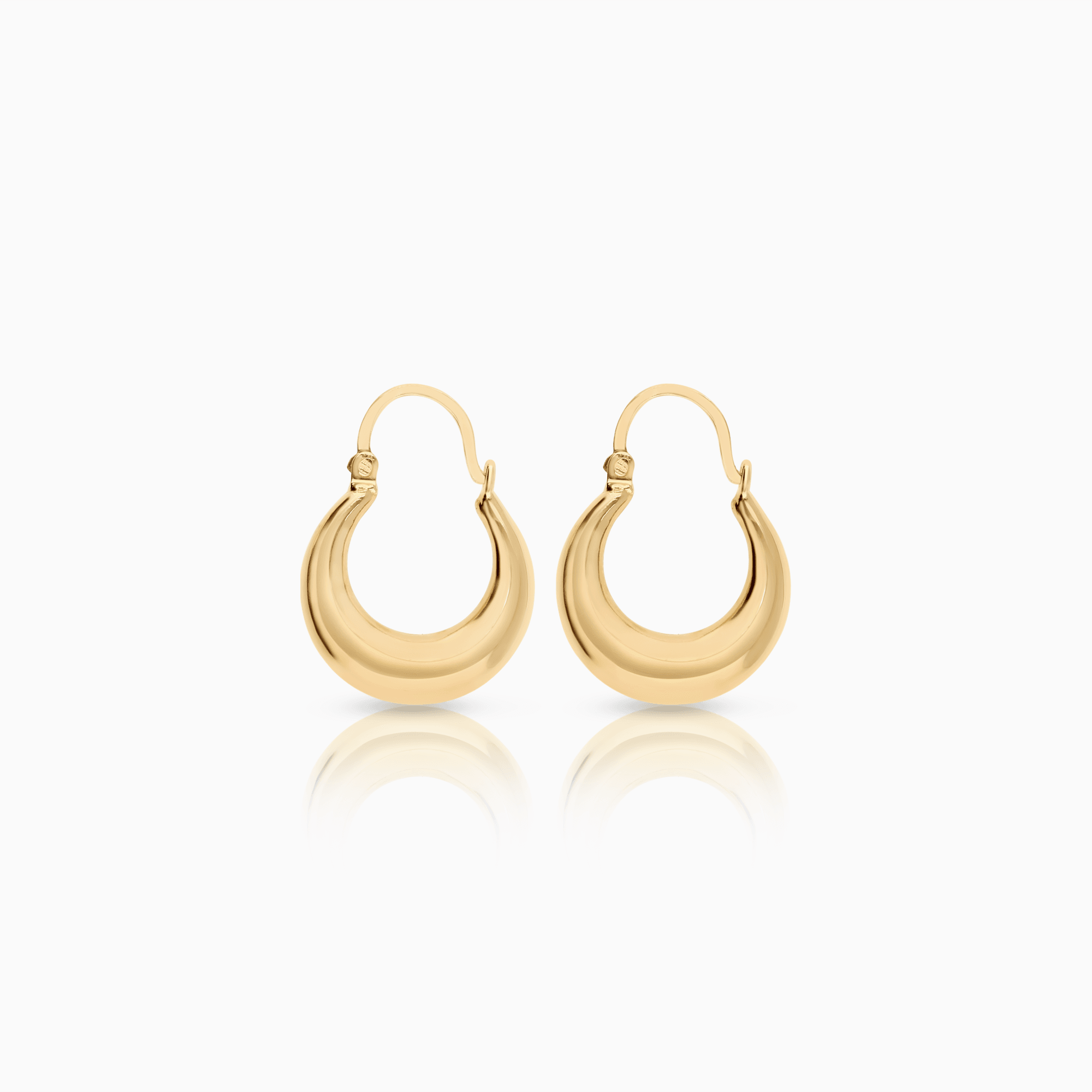 Gold Hoop Earrings 1.69g 18K Gold