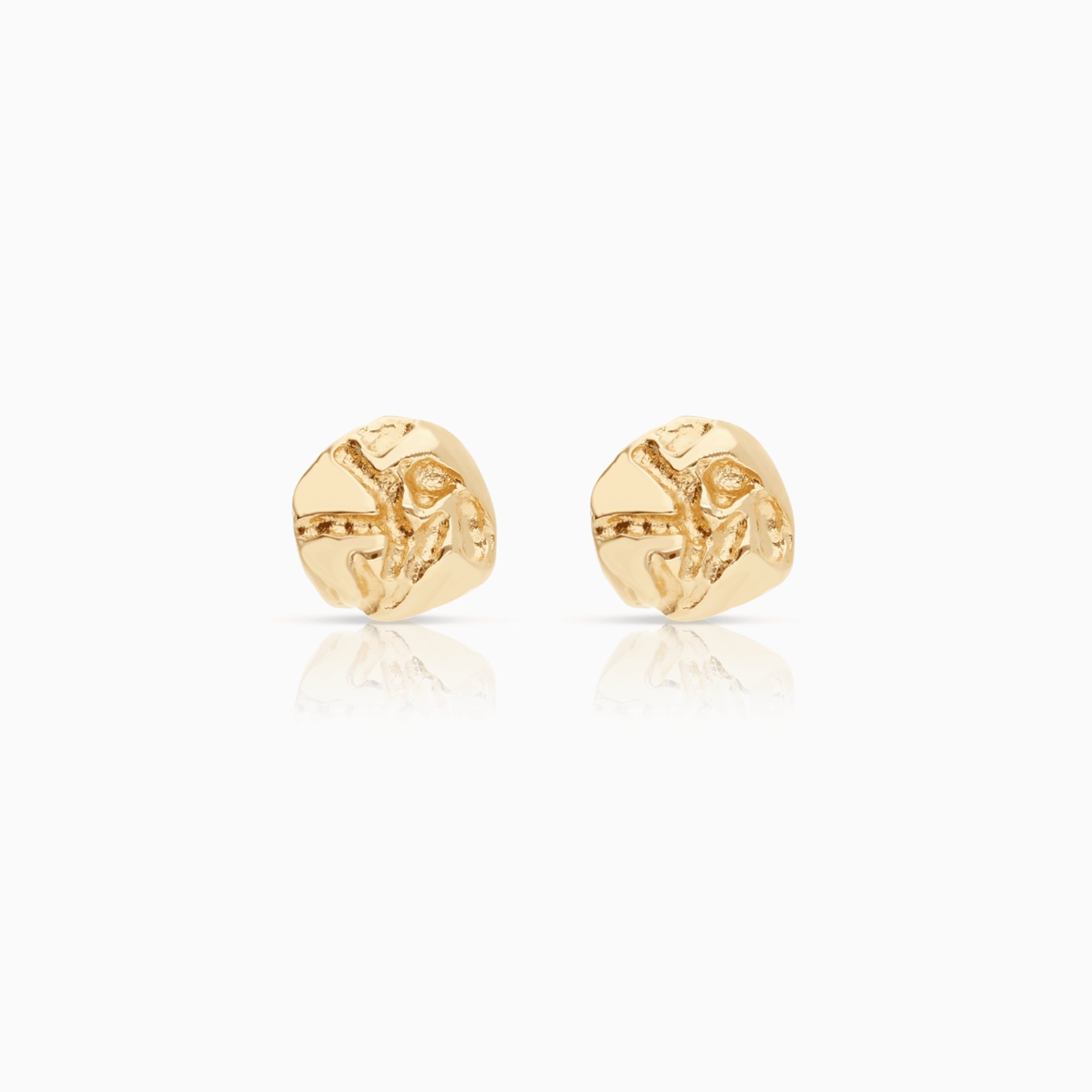 Gold earrings 1.28g 18K gold