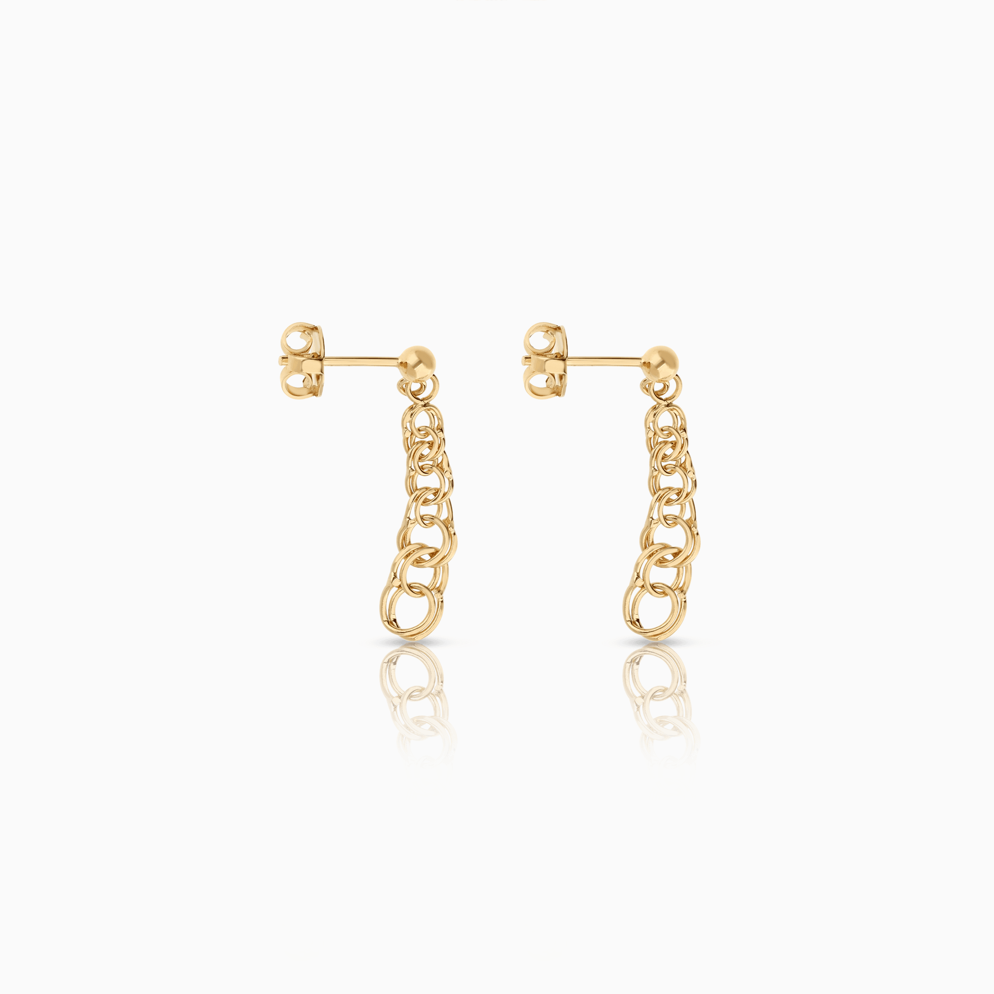 Bismarck earrings 1.80g 18K gold
