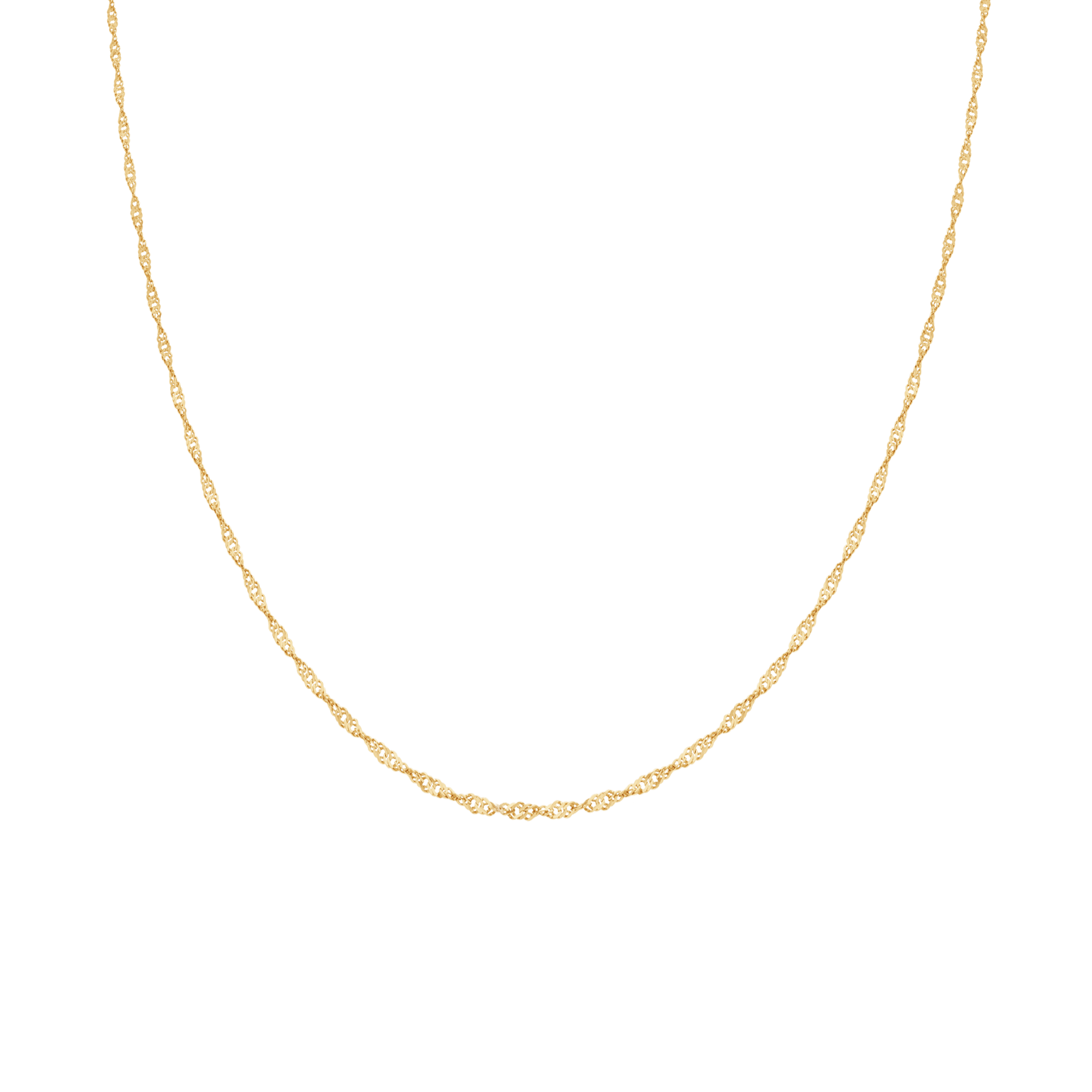 Singapore chain 42.5cm 18K gold