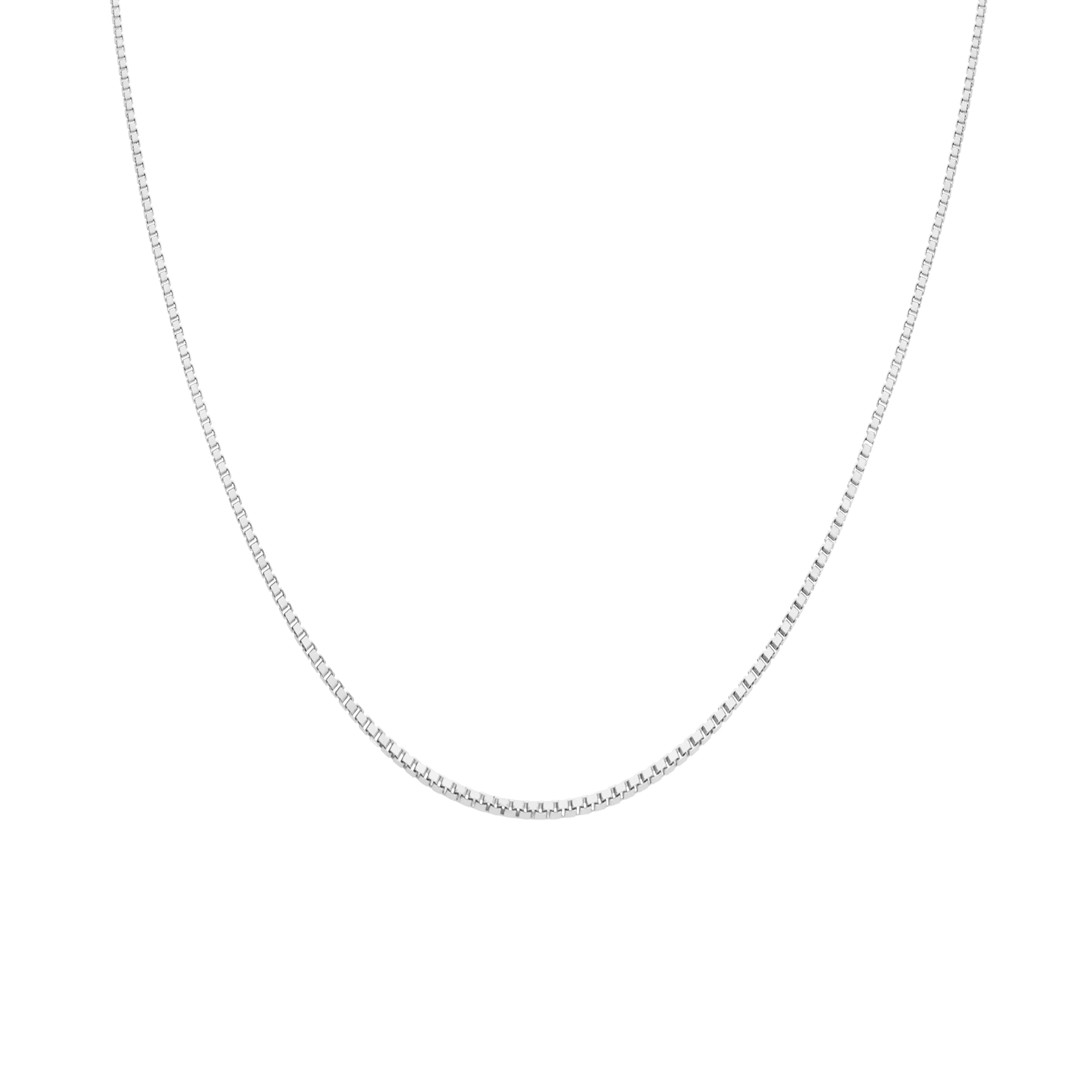 Venezia länk 45cm 18K vitguld