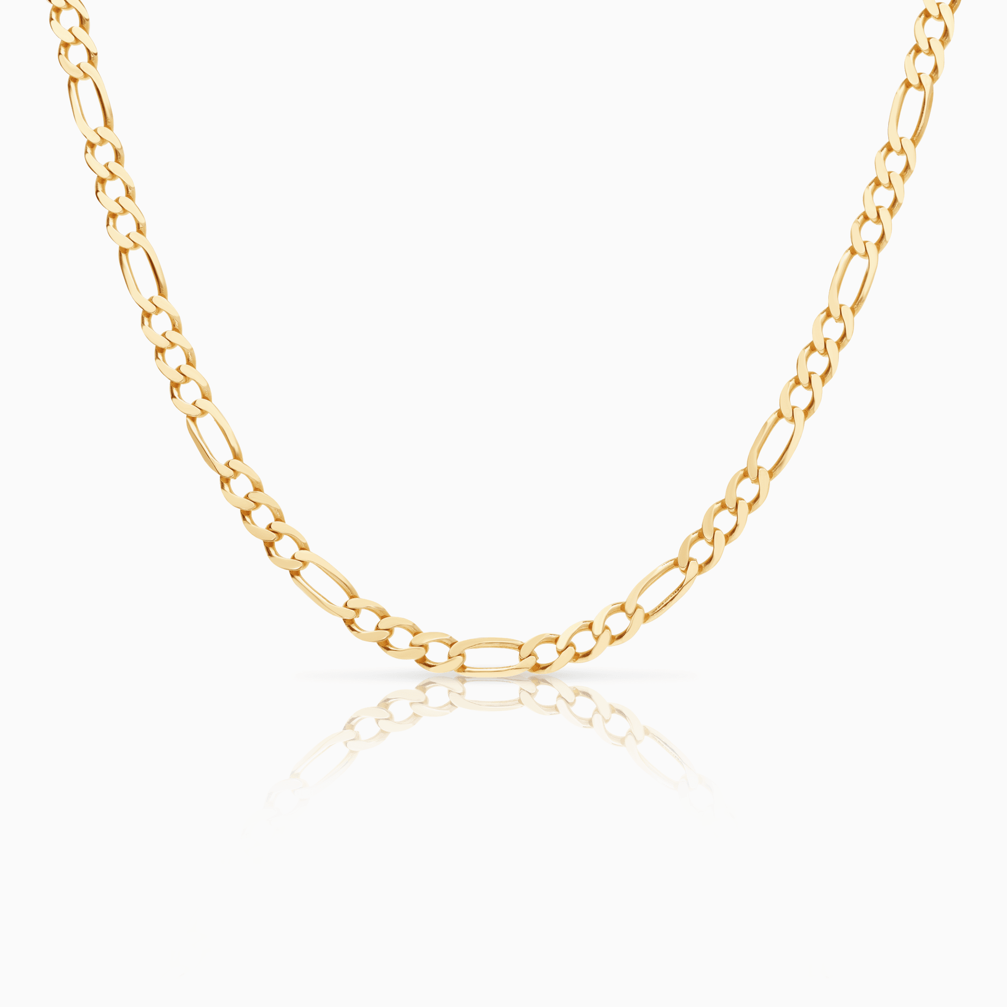 Figaro chain 23.01g 18K gold