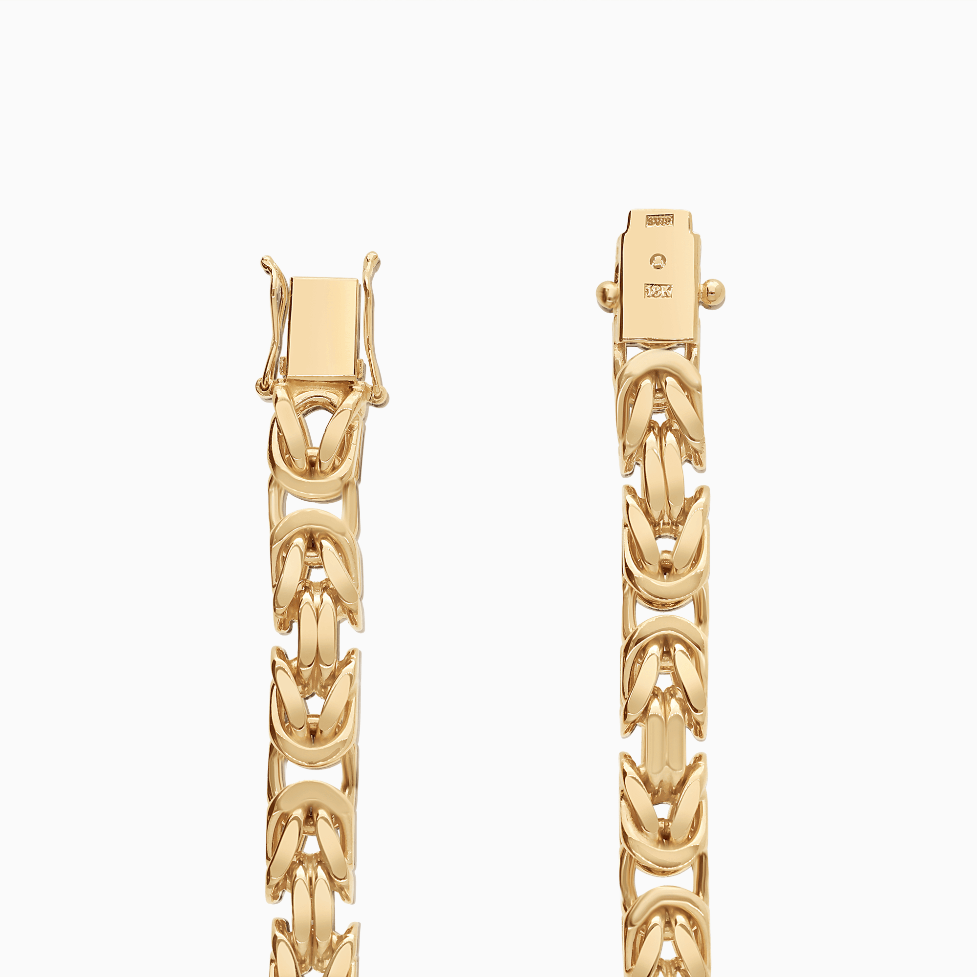 Byzantine Bracelet 87.90g 18K Gold