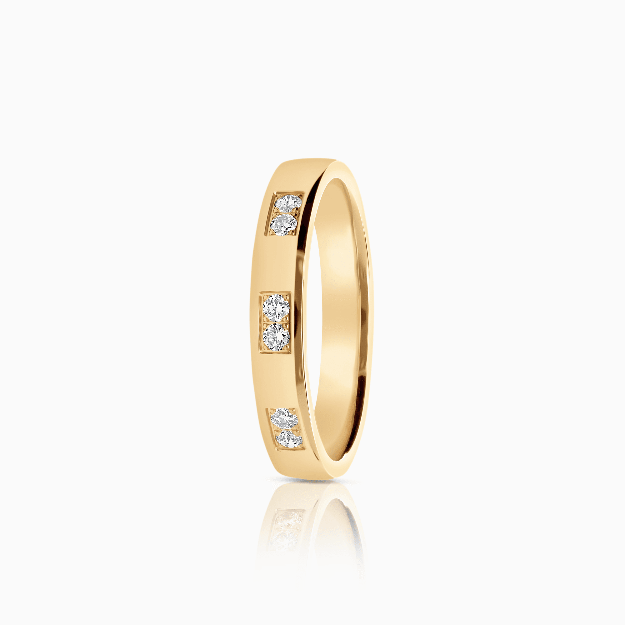 Diamond ring 0.12ct 18K gold