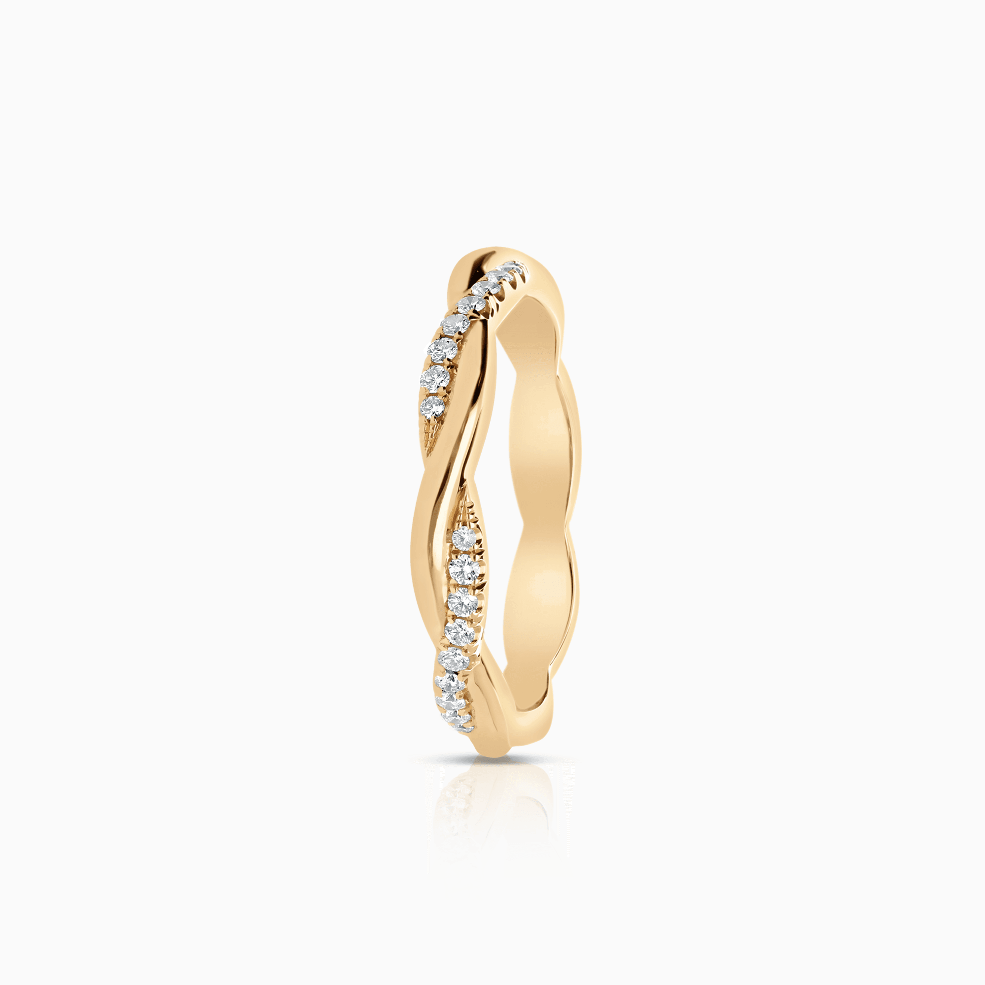 Diamond ring 0.11ct 18K gold