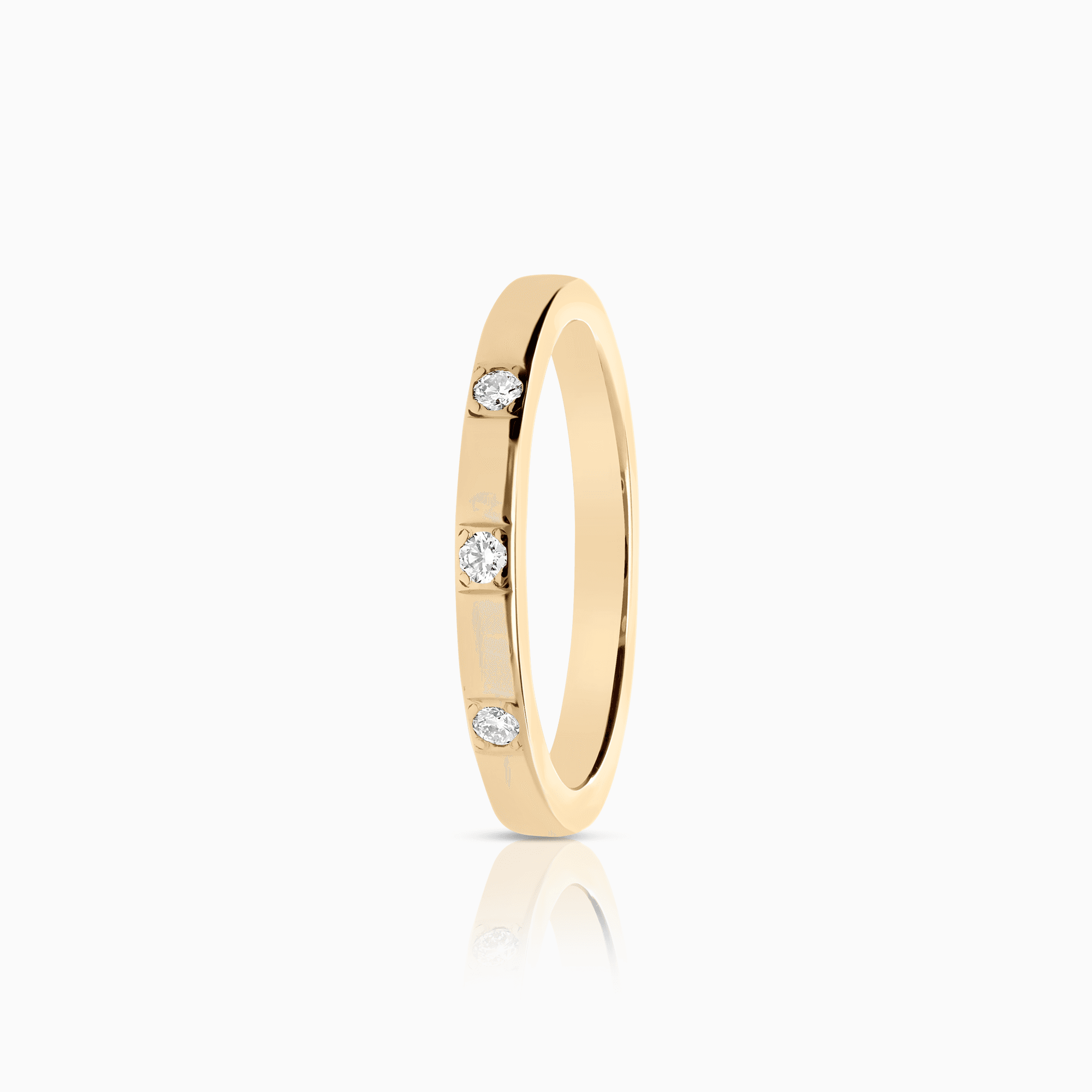 Diamond ring 0.09ct 14K gold