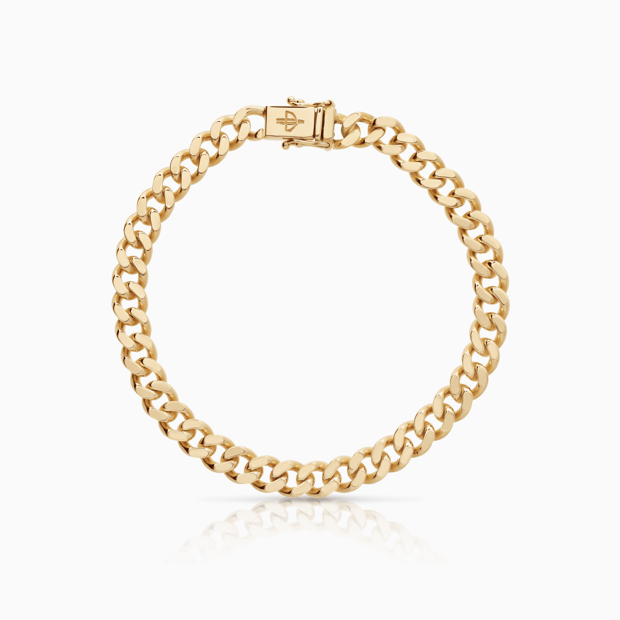Curb bracelet 26.41g 18K gold