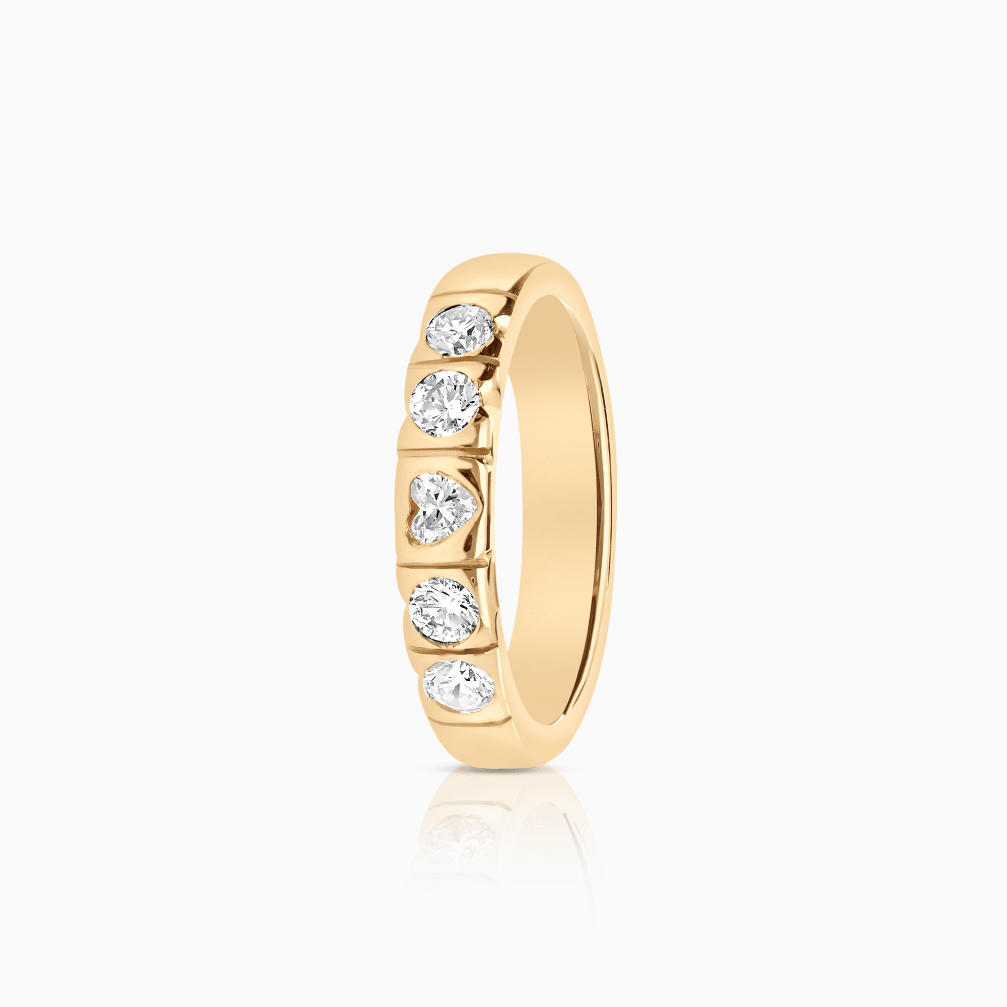 Alliansring 0,75ct 18K guld