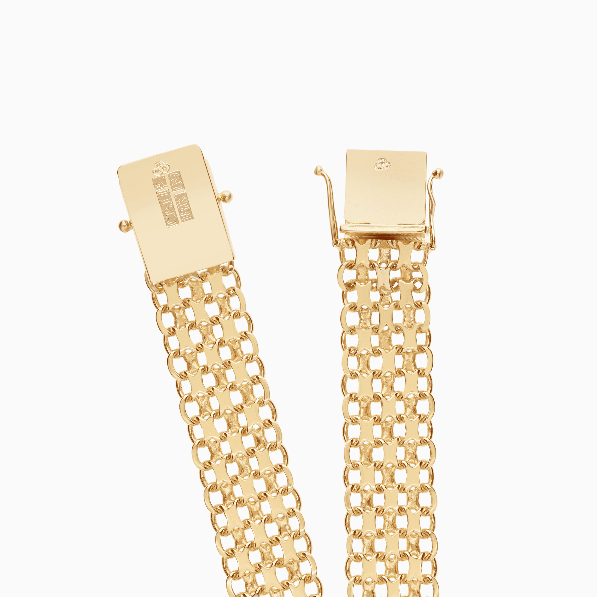X-link bracelet 21.40g 18K gold