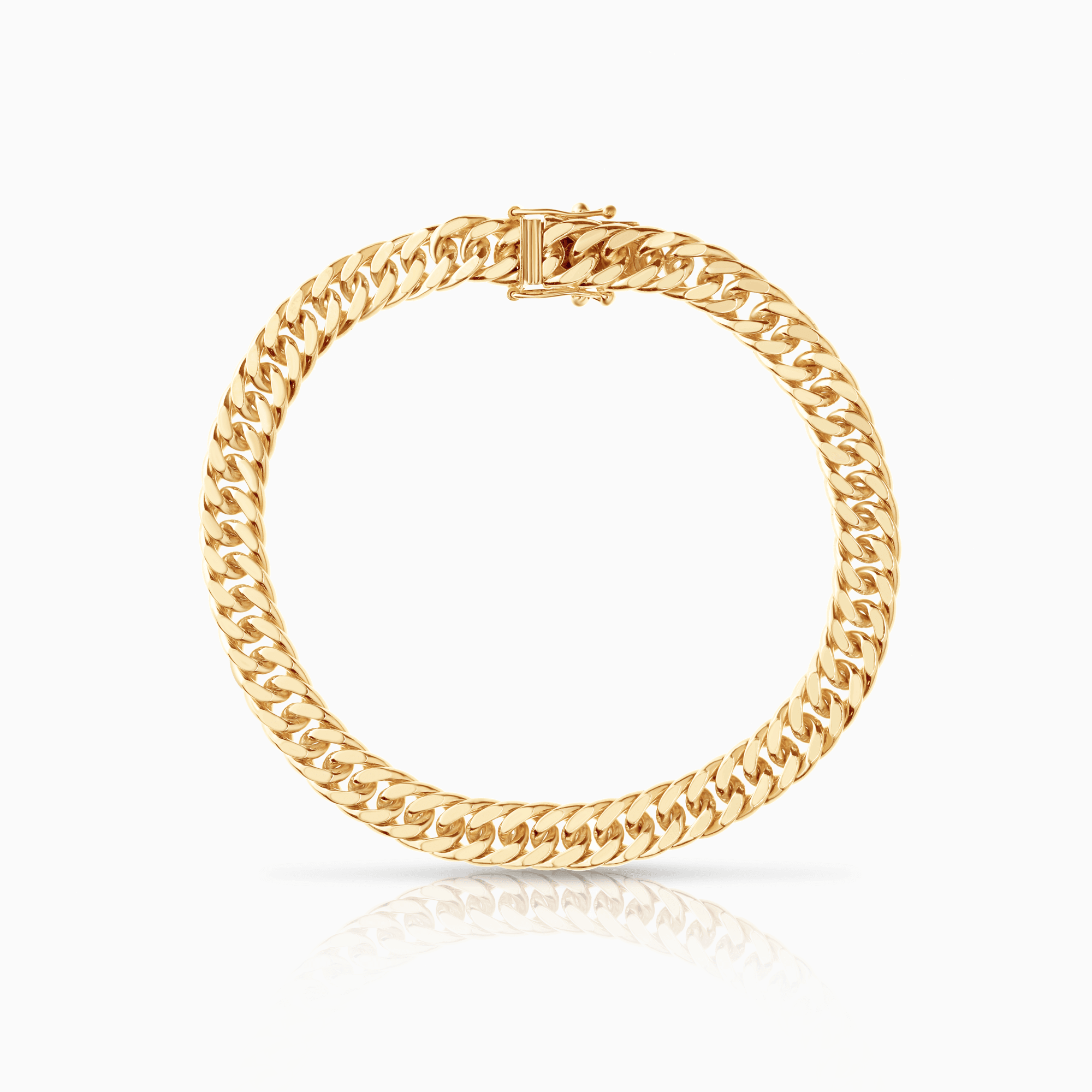 Curb bracelet 27.90g 18K gold