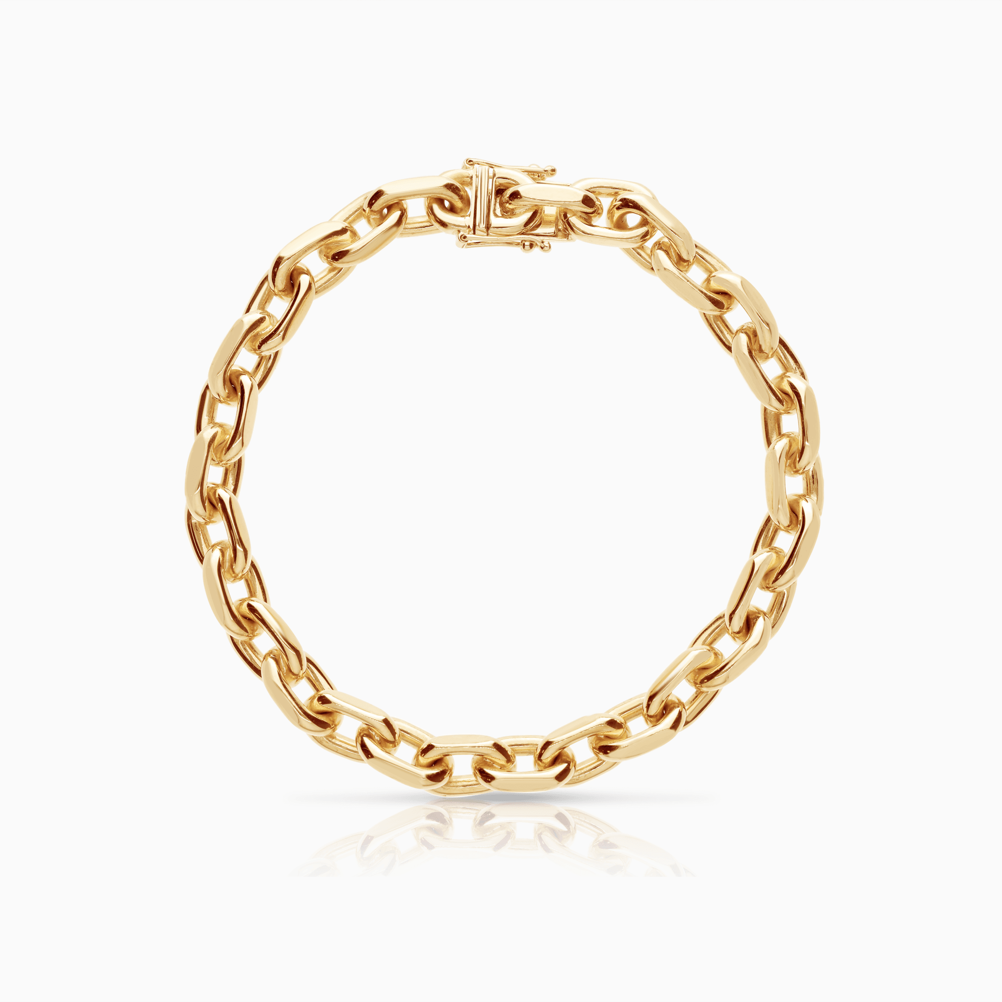 Cable bracelet 52.98g 18K gold