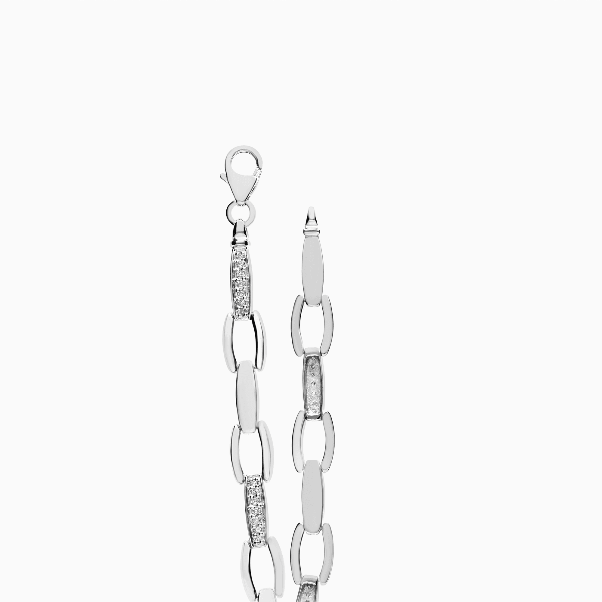 Diamond bracelet 0.23ct 18K white gold