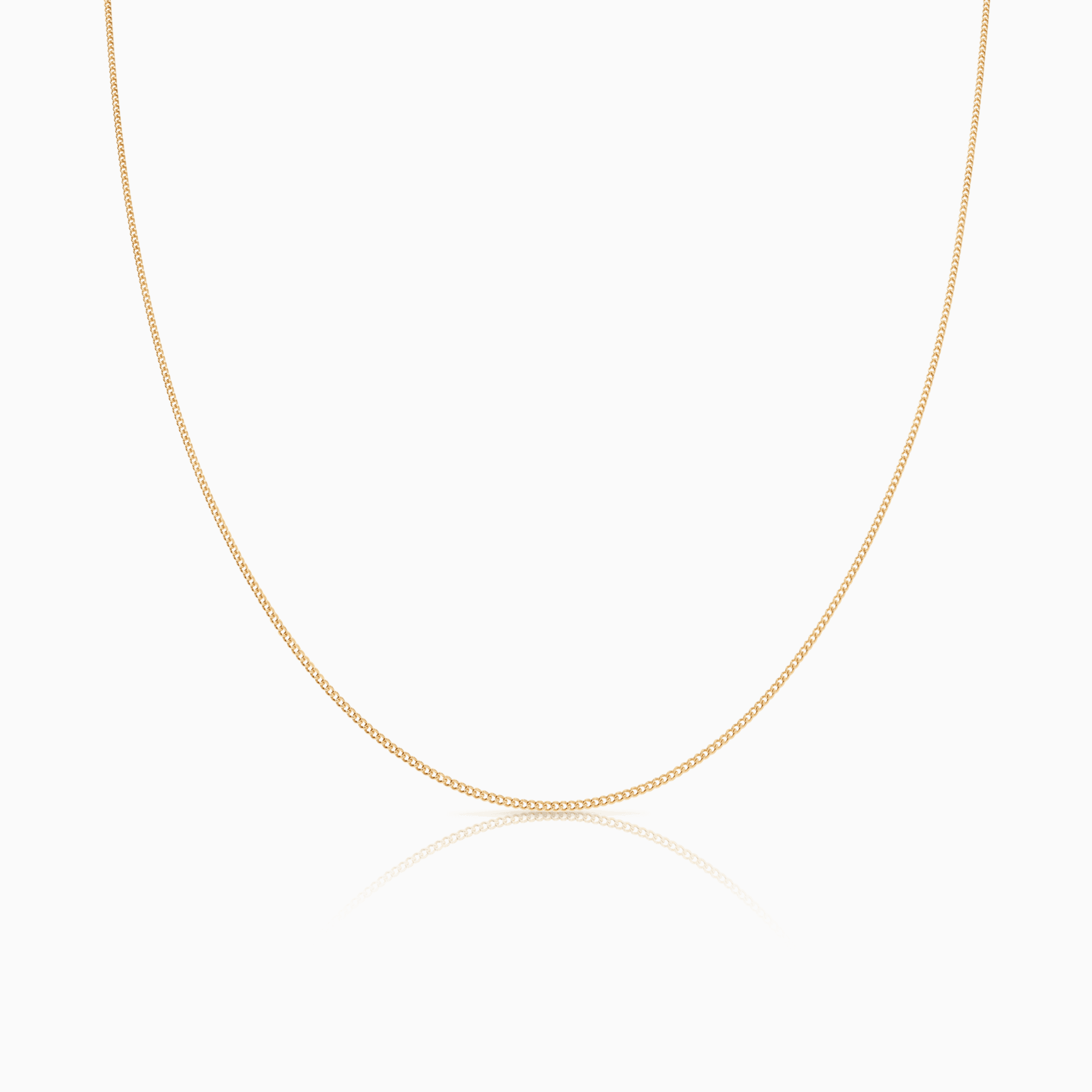 Pansarlänk 40cm 18K guld